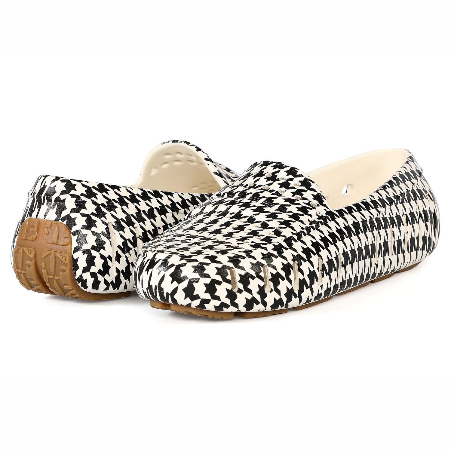 CREAM BLACK HOUNDSTOOTH POSH 5P