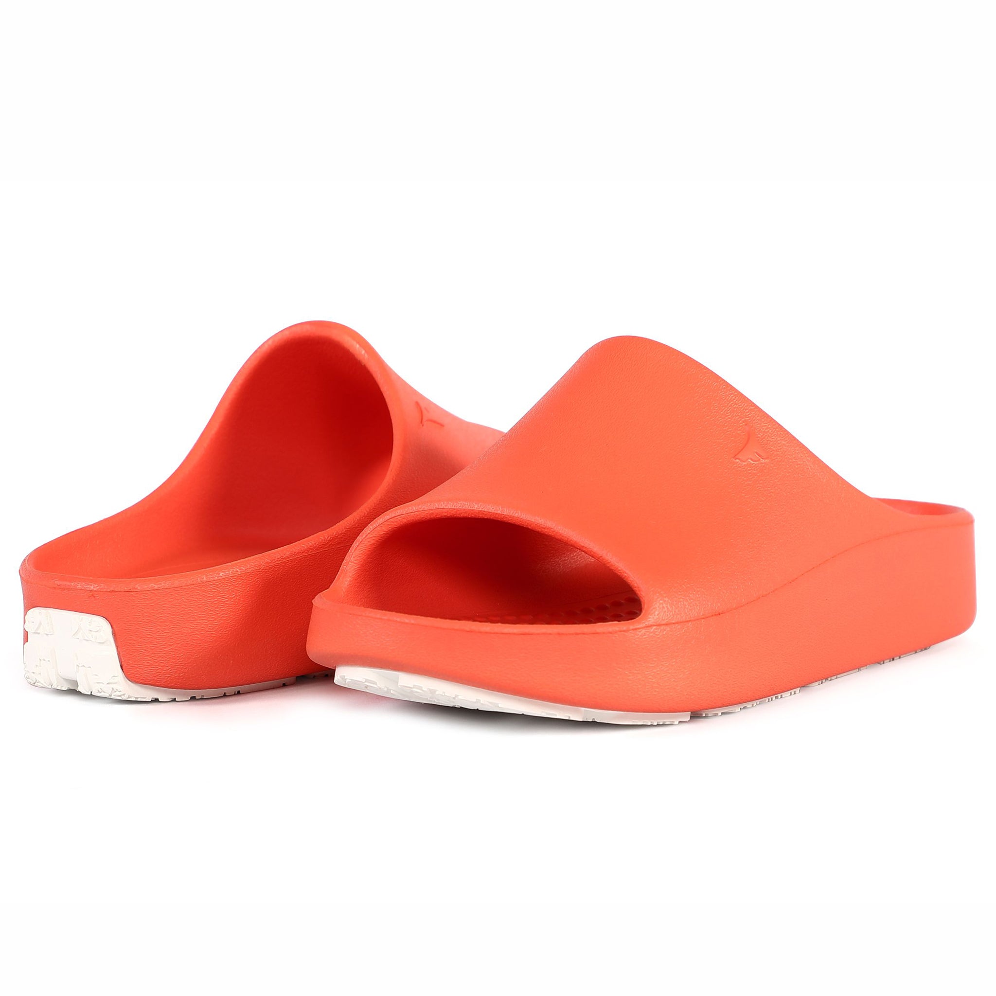 ORANGE/BRIGHT WHITE LANE-4 KIDS SLIDE - FINAL SALE