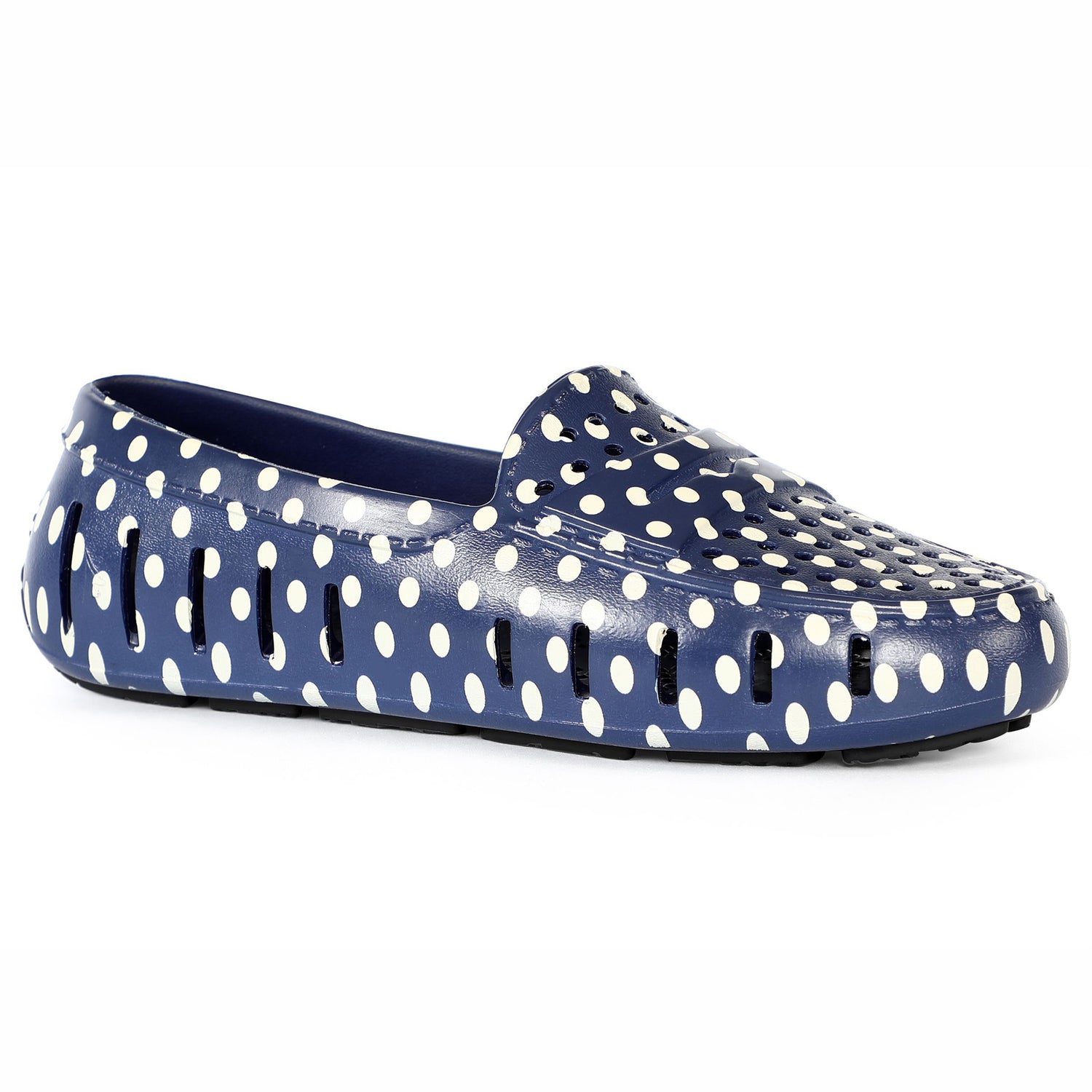 NAVY DOTS/BLACK POSH 5P
