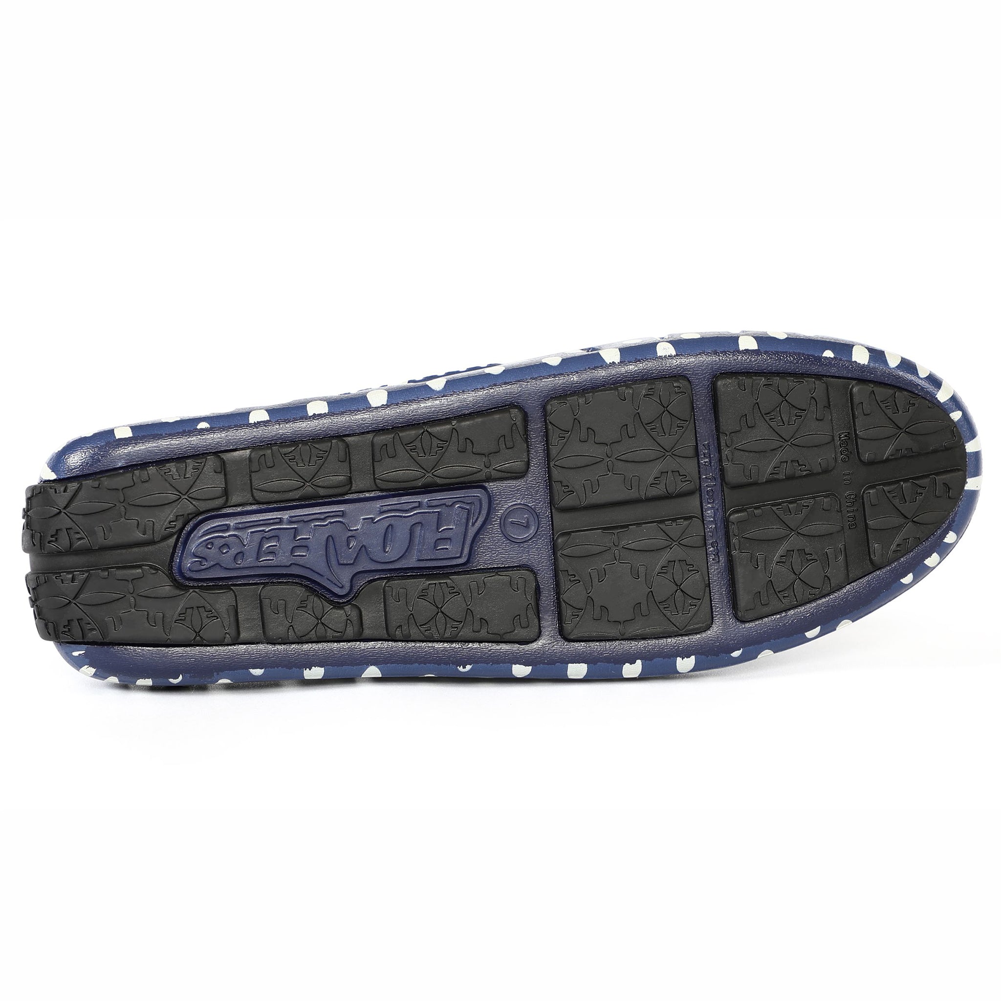 NAVY DOTS/BLACK POSH 5P