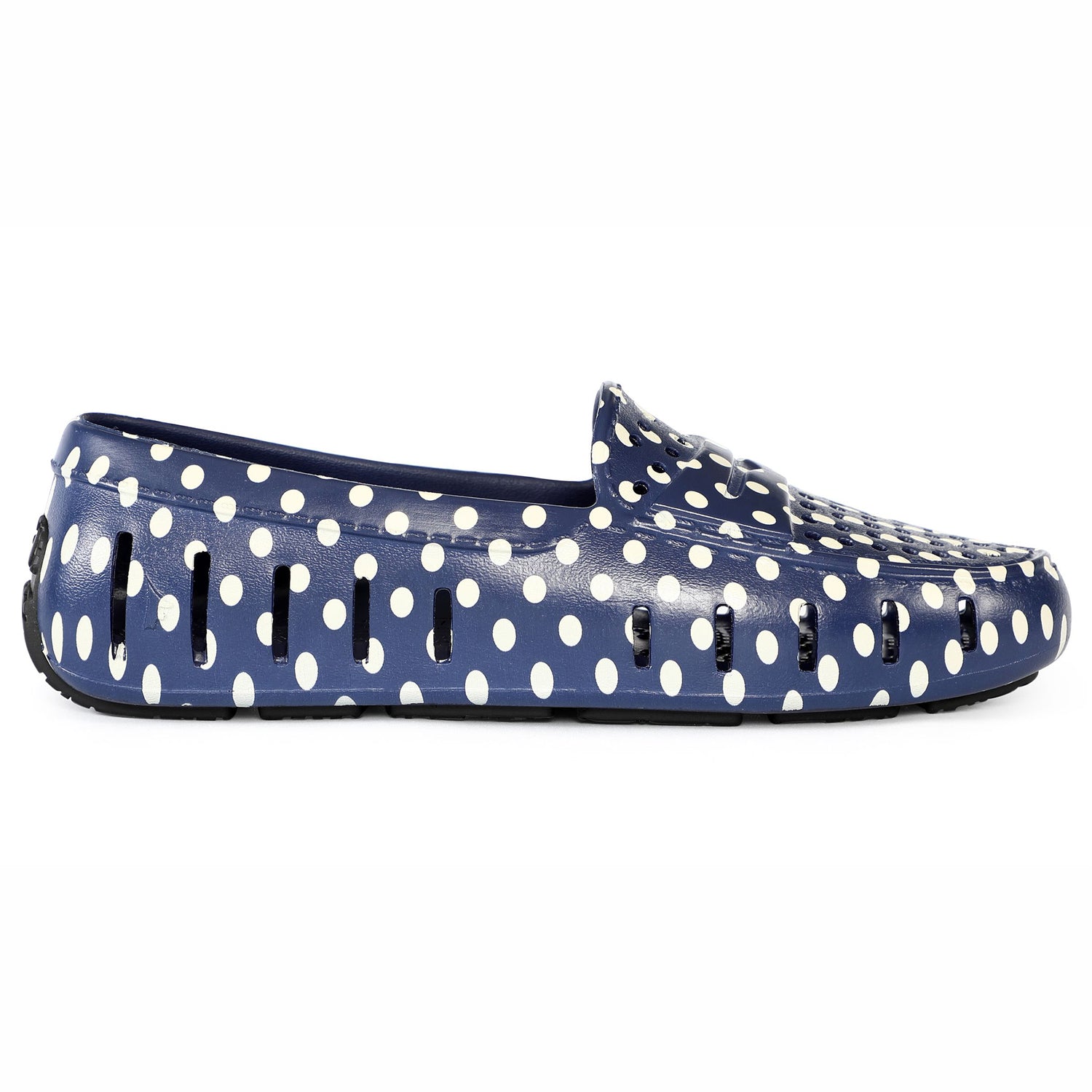 NAVY DOTS/BLACK POSH 5P