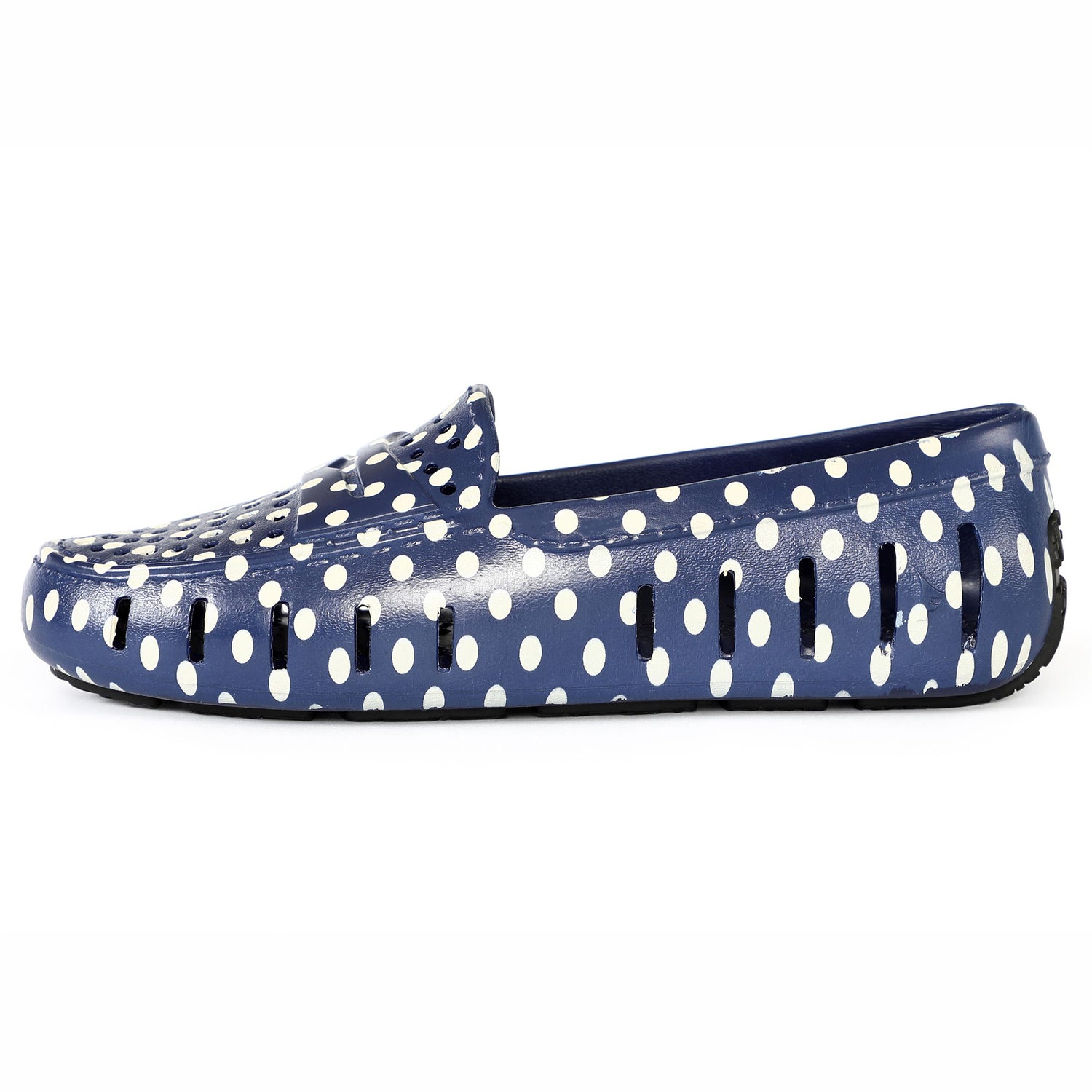 NAVY DOTS/BLACK POSH 5P