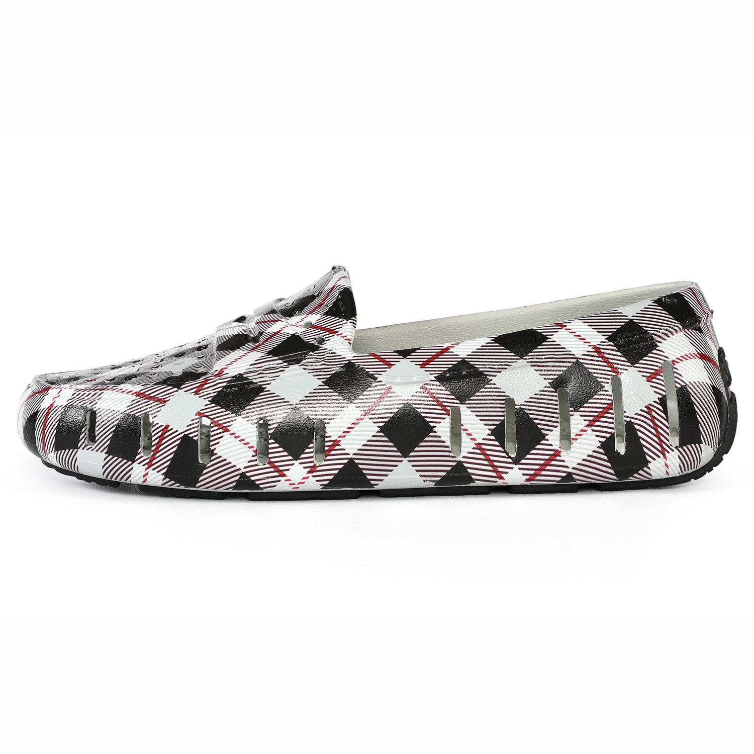 GREY MULTI PLAID/BLACK POSH 5P