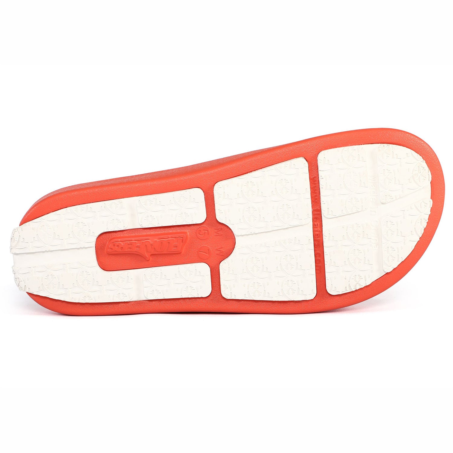 ORANGE/BRIGHT WHITE LANE-4 WOMENS SLIDE - FINAL SALE