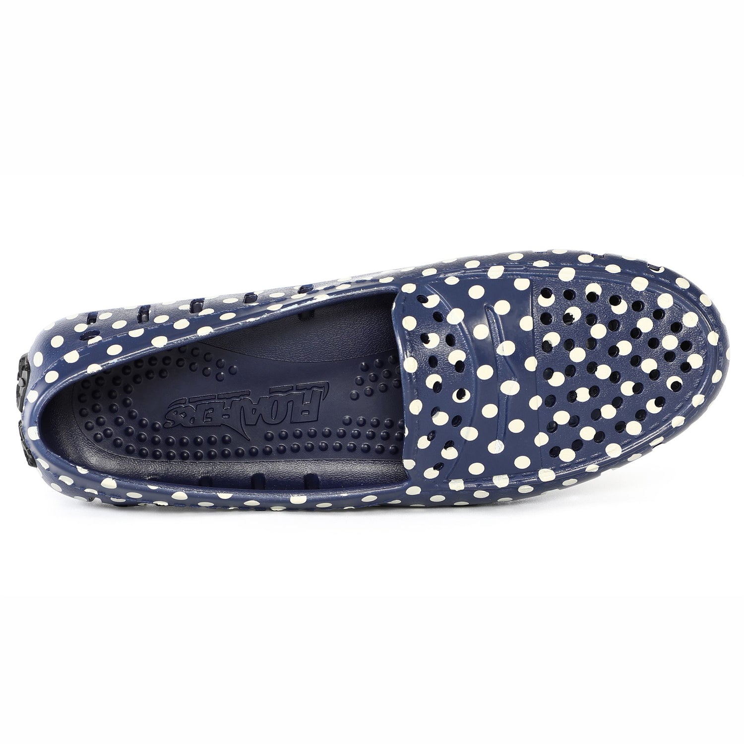 NAVY DOTS/BLACK POSH 5P