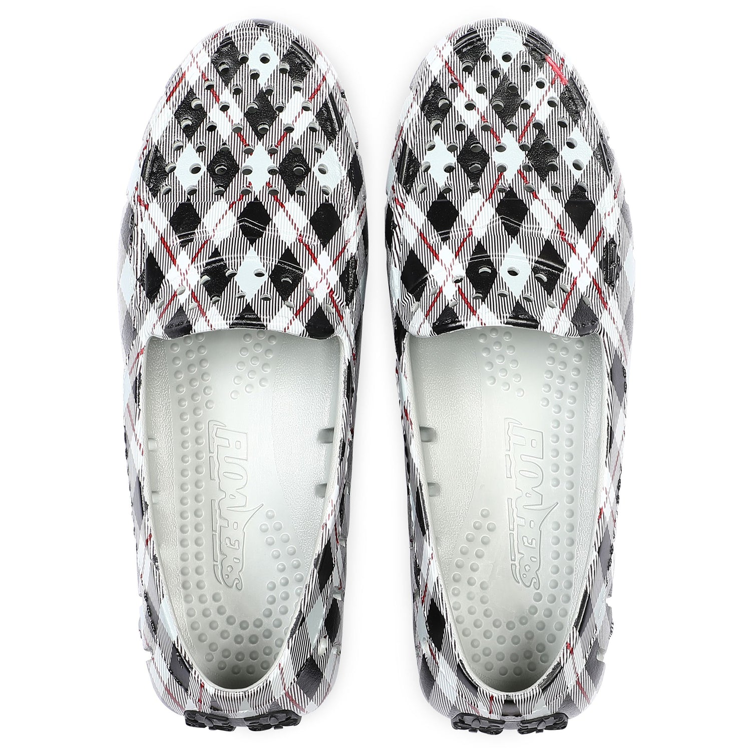 GREY MULTI PLAID/BLACK POSH 5P