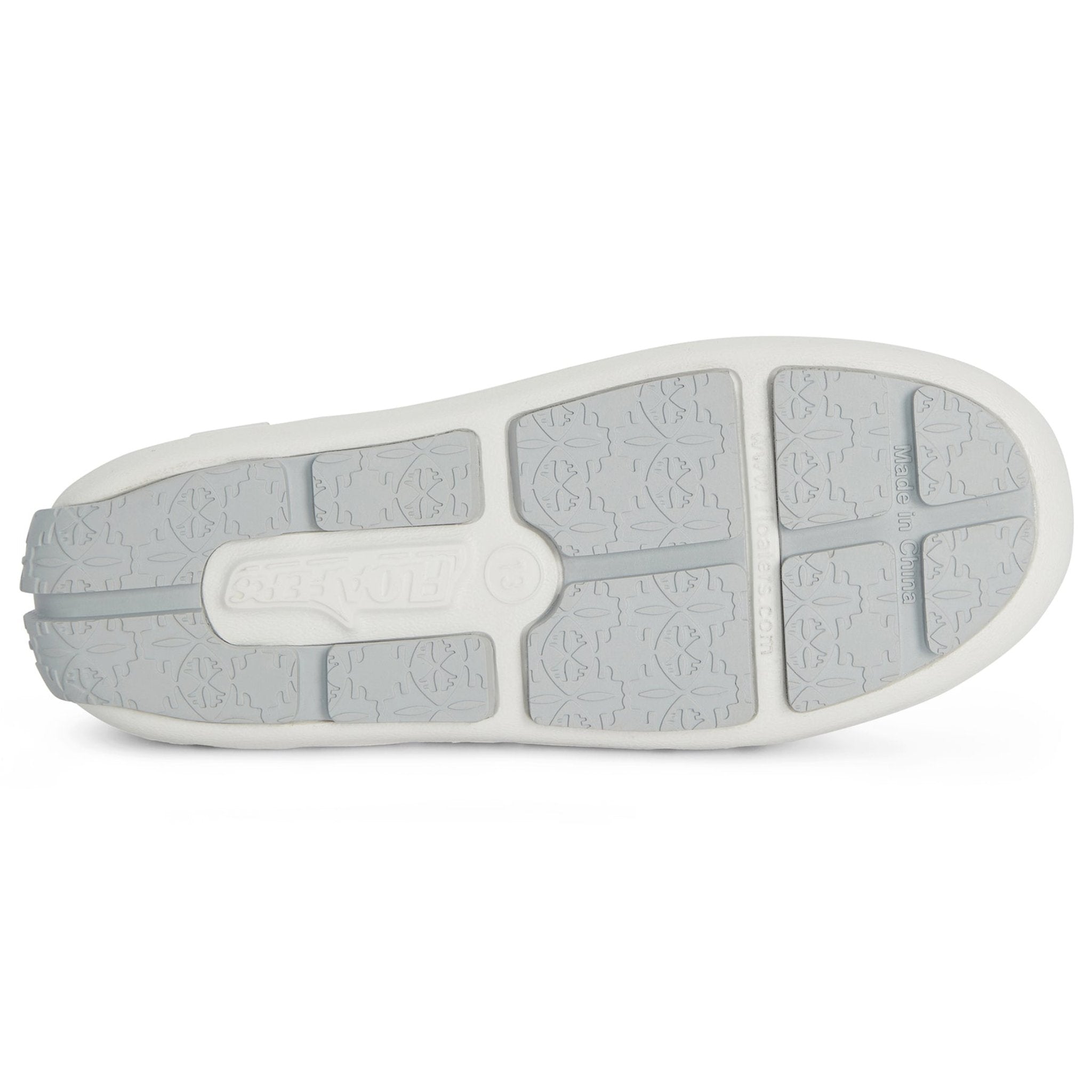 Kids Prodigy Bright White Harbor Mist Gray Loafers