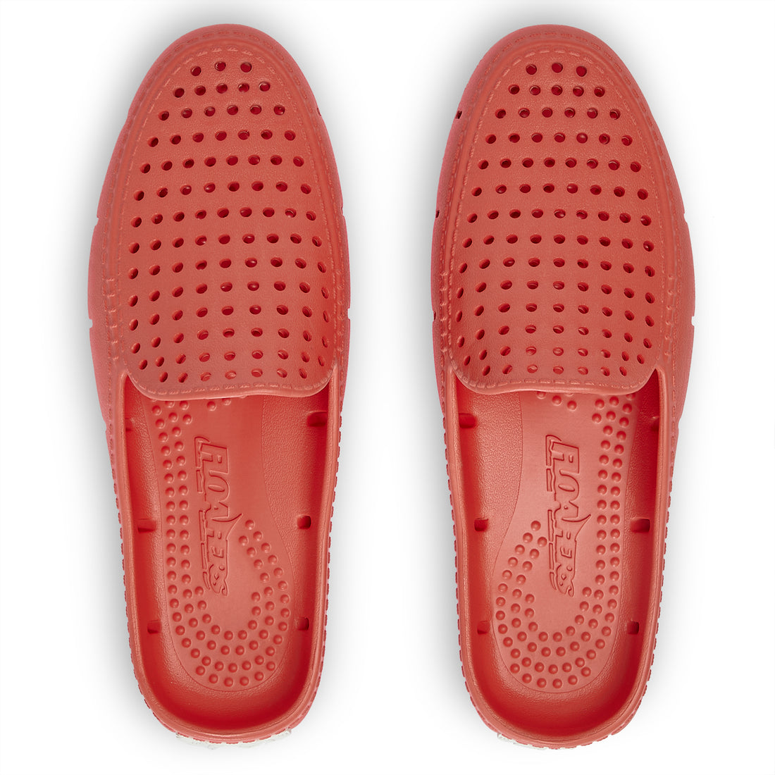 CORAL/BRIGHT WHITE WOMENS SUNSET SLIDE - FINAL SALE