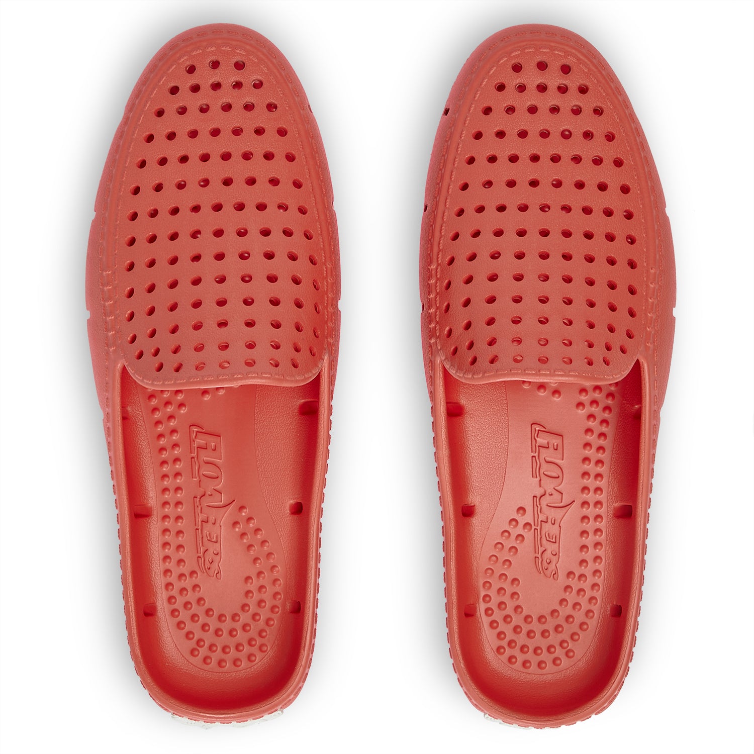 CORAL/BRIGHT WHITE SUNSET SLIDE - WOMENS - FINAL SALE
