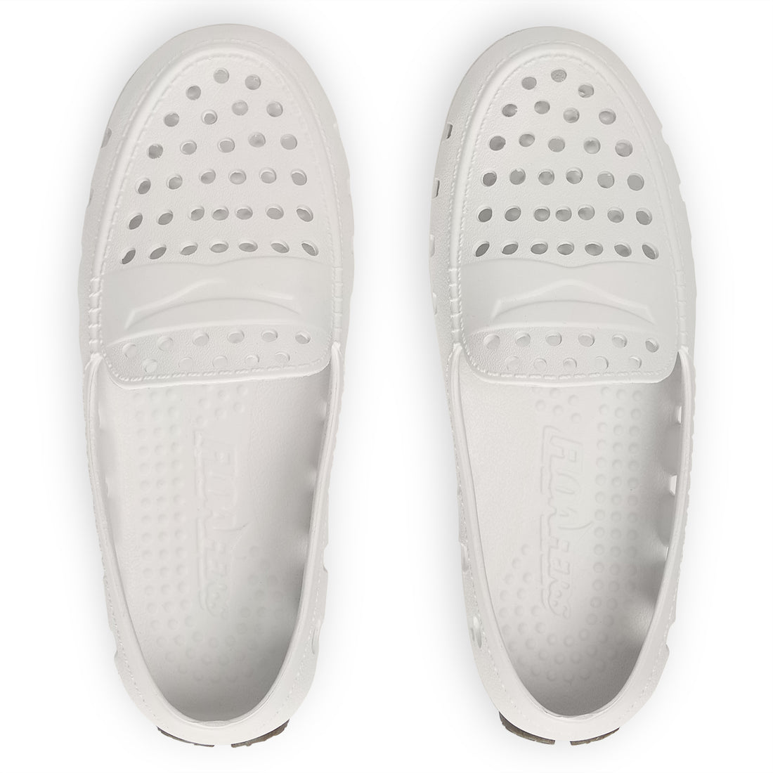 Kids Prodigy Bright White Harbor Mist Gray Loafers