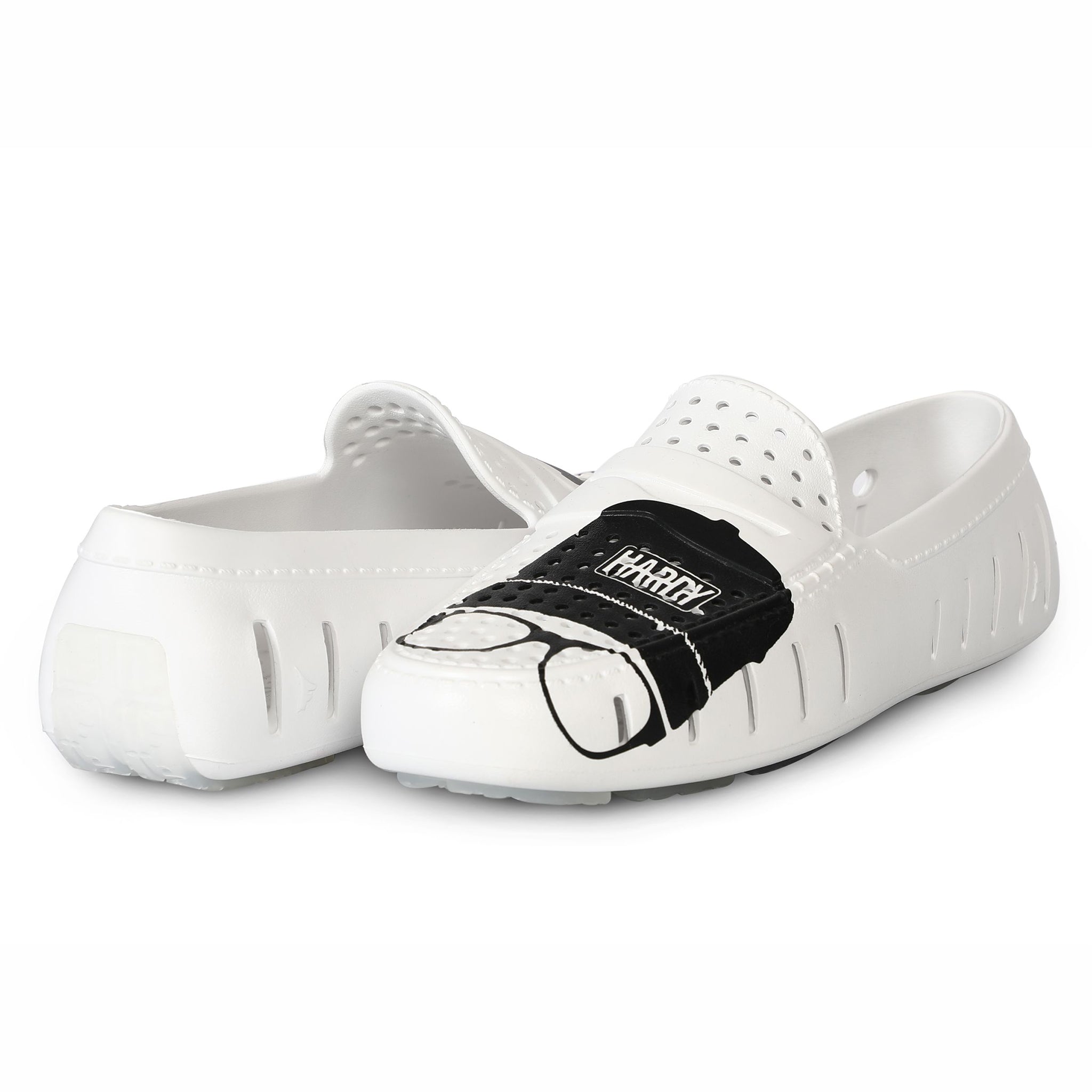 MENS COUNTRY CLEAN WHITE HARDY FLOAFER - FINAL SALE