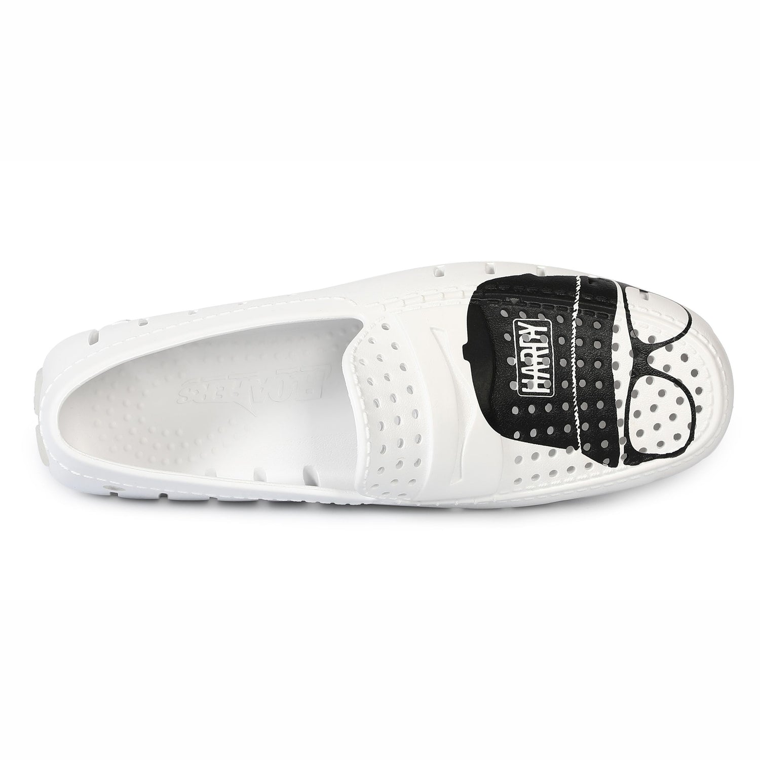MENS COUNTRY CLEAN WHITE HARDY FLOAFER - FINAL SALE