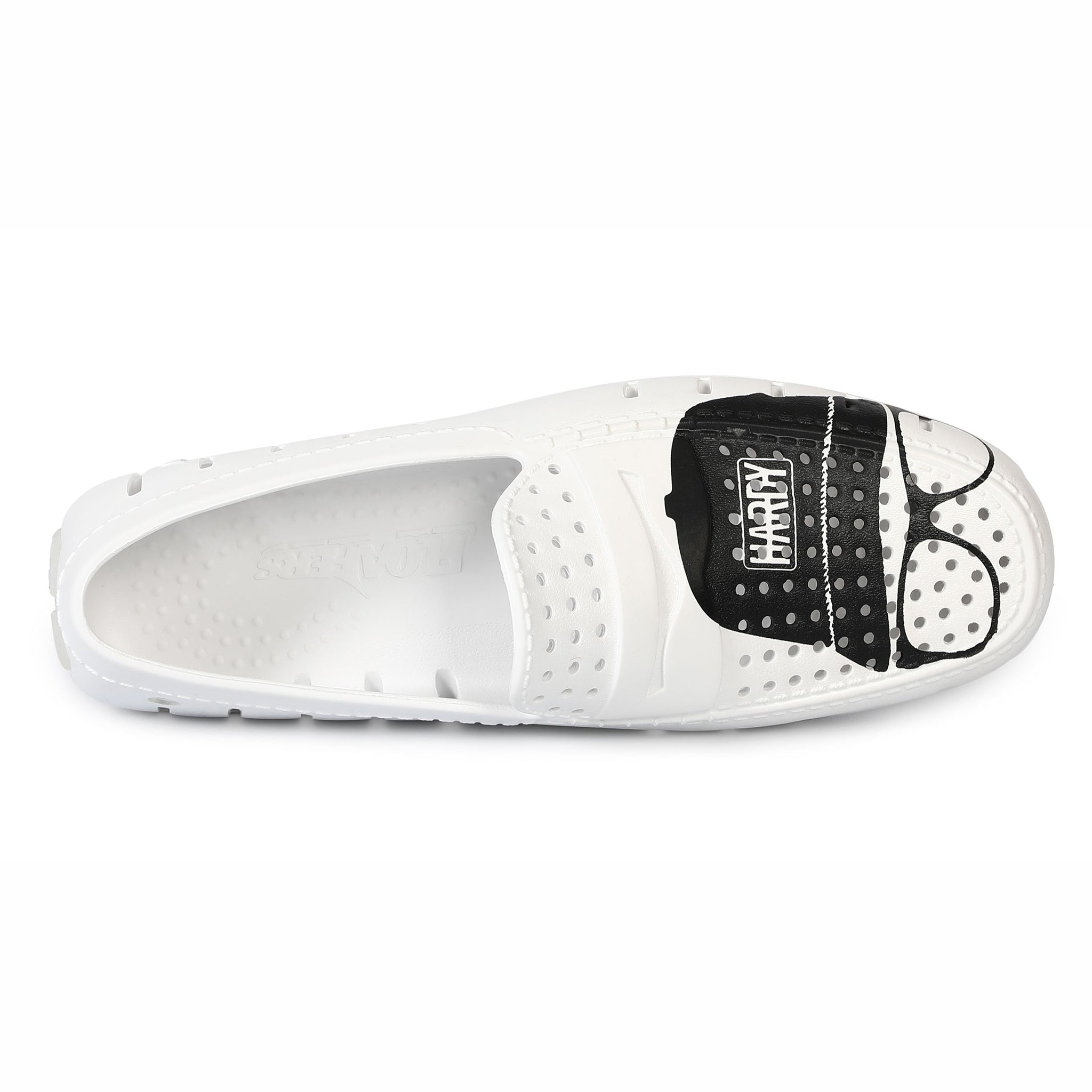 MENS COUNTRY CLEAN WHITE HARDY FLOAFER - FINAL SALE