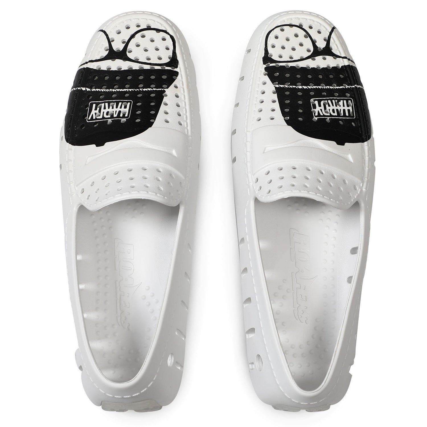 MENS COUNTRY CLEAN WHITE HARDY FLOAFER - FINAL SALE