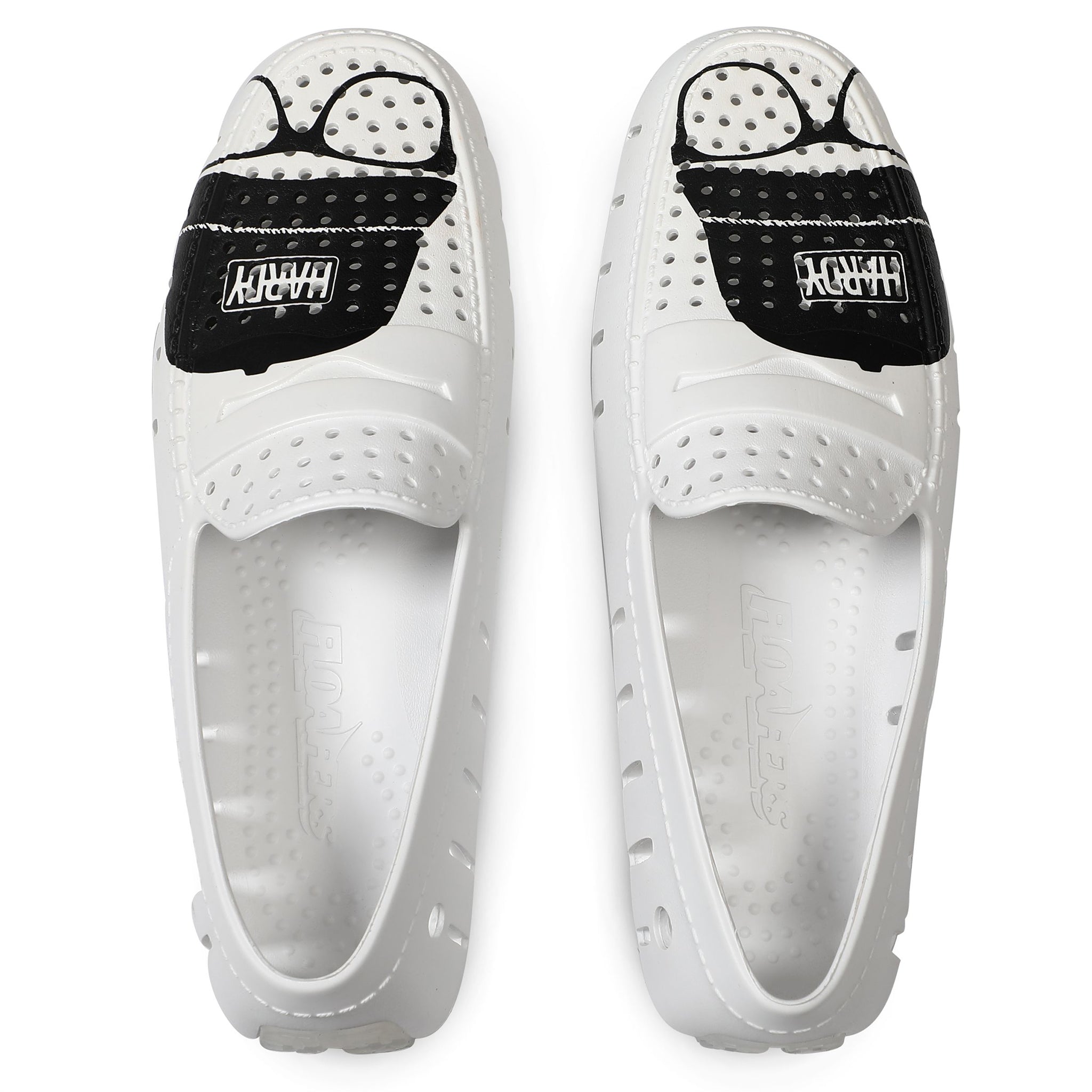 MENS COUNTRY CLEAN WHITE HARDY FLOAFER - FINAL SALE