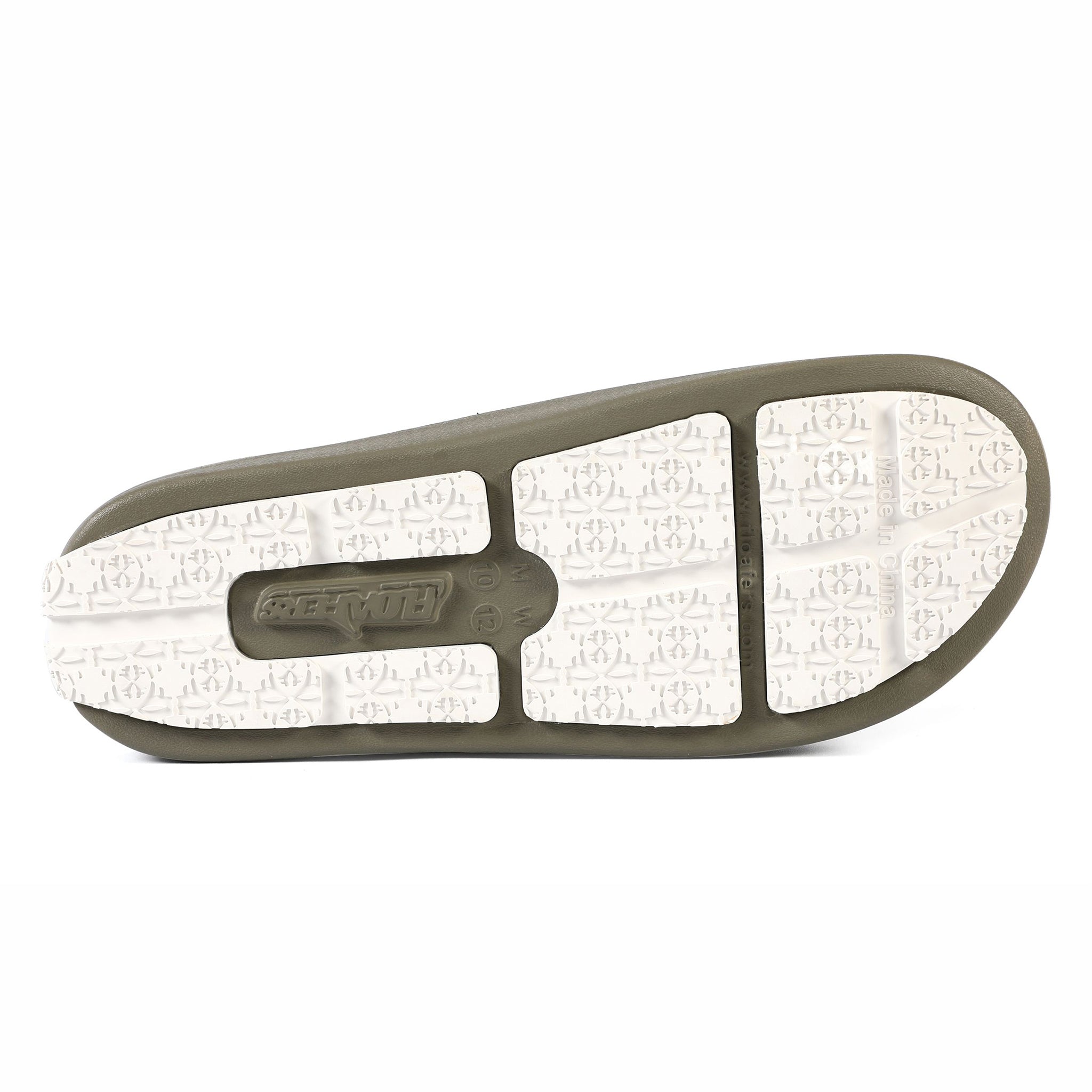 MERMAID GREEN/BRIGHT WHITE LANE-4 MENS SLIDE
