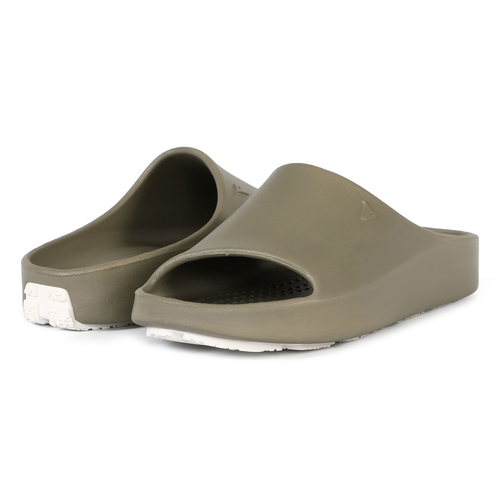 MERMAID GREEN/BRIGHT WHITE LANE-4 WOMENS SLIDE
