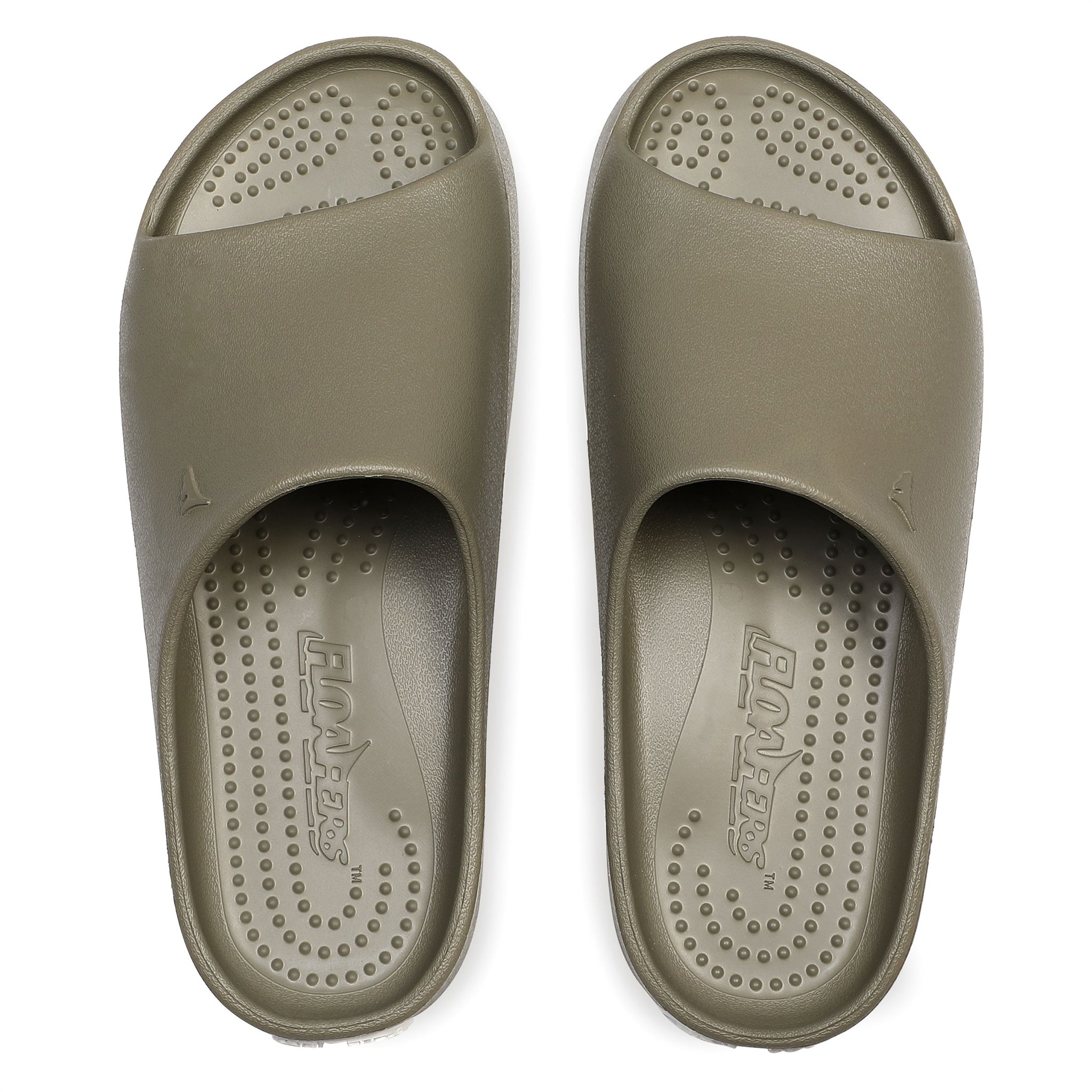 MERMAID GREEN/BRIGHT WHITE LANE-4 WOMENS SLIDE