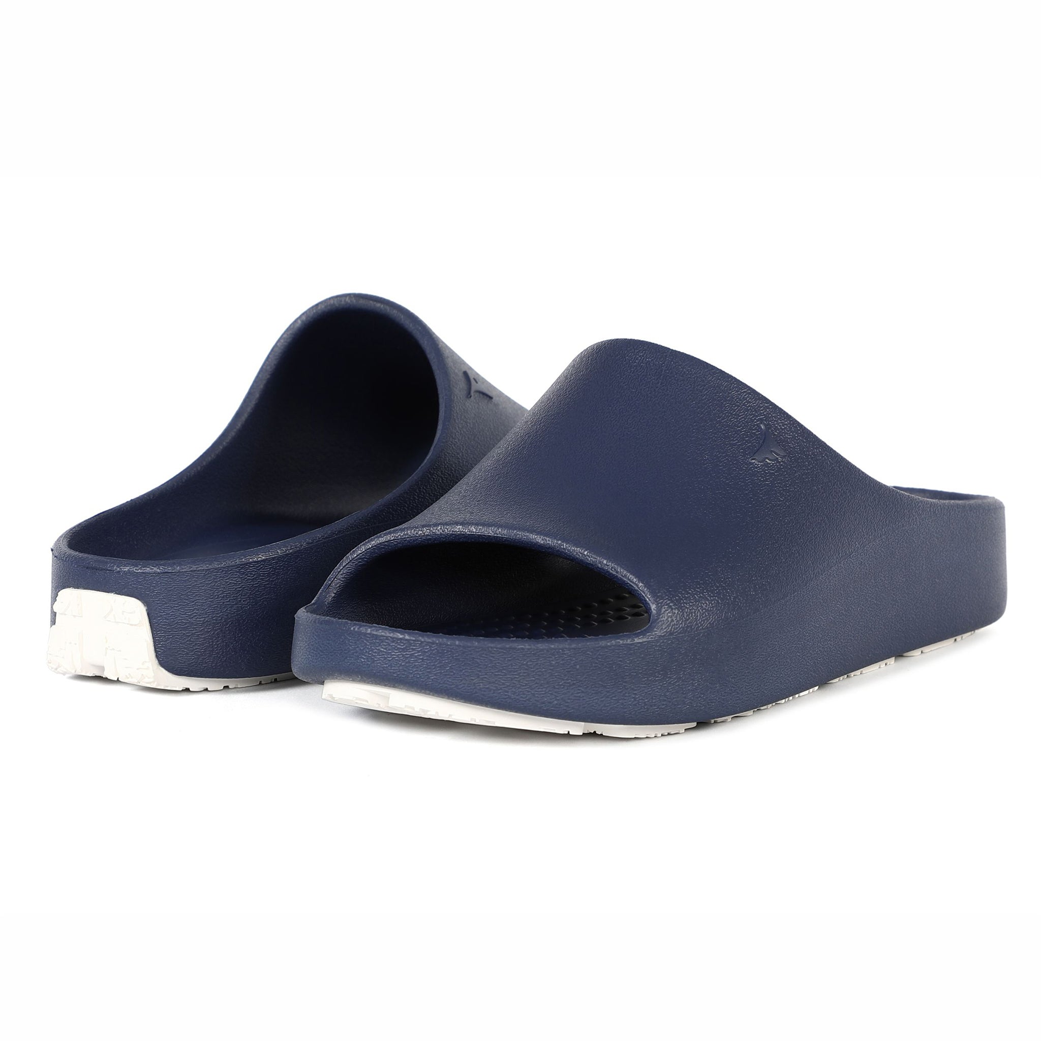 NAVY PEONY/BRIGHT WHITE LANE-4 KIDS SLIDE