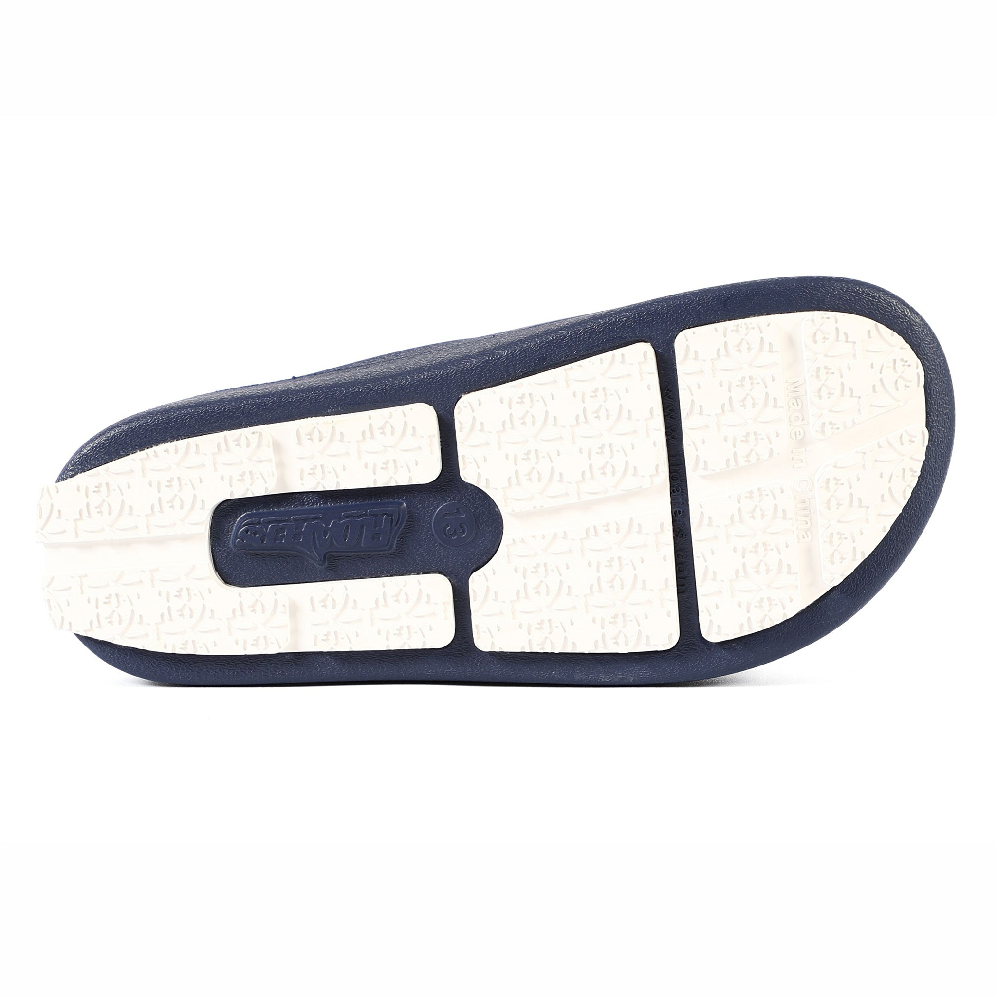 KIDS NAVY PEONY/BRIGHT WHITE LANE-4 SLIDE