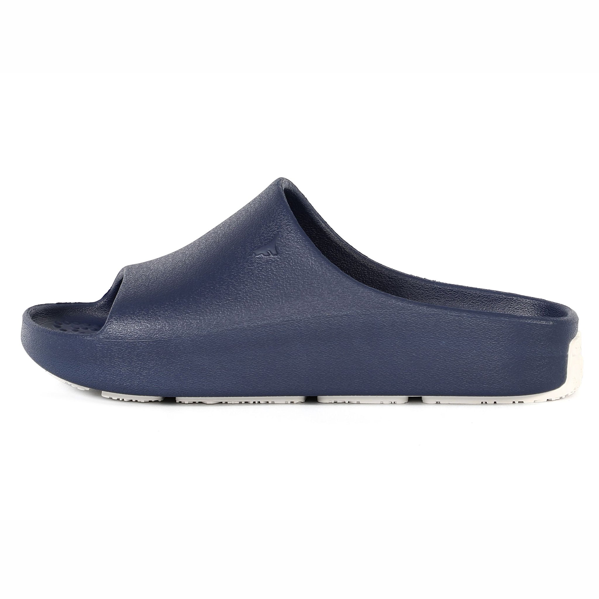NAVY PEONY/BRIGHT WHITE LANE-4 KIDS SLIDE