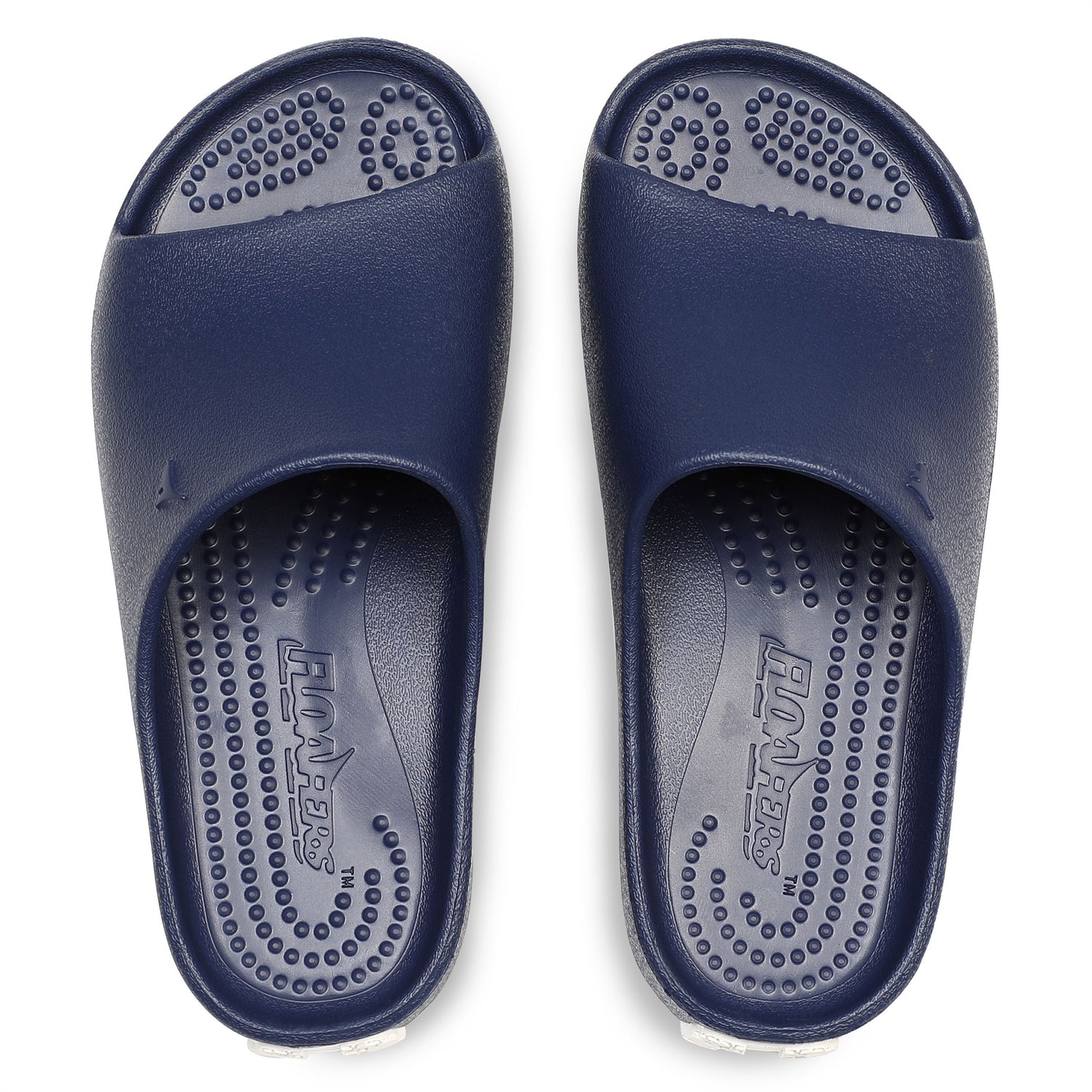 NAVY PEONY/BRIGHT WHITE LANE-4 KIDS SLIDE