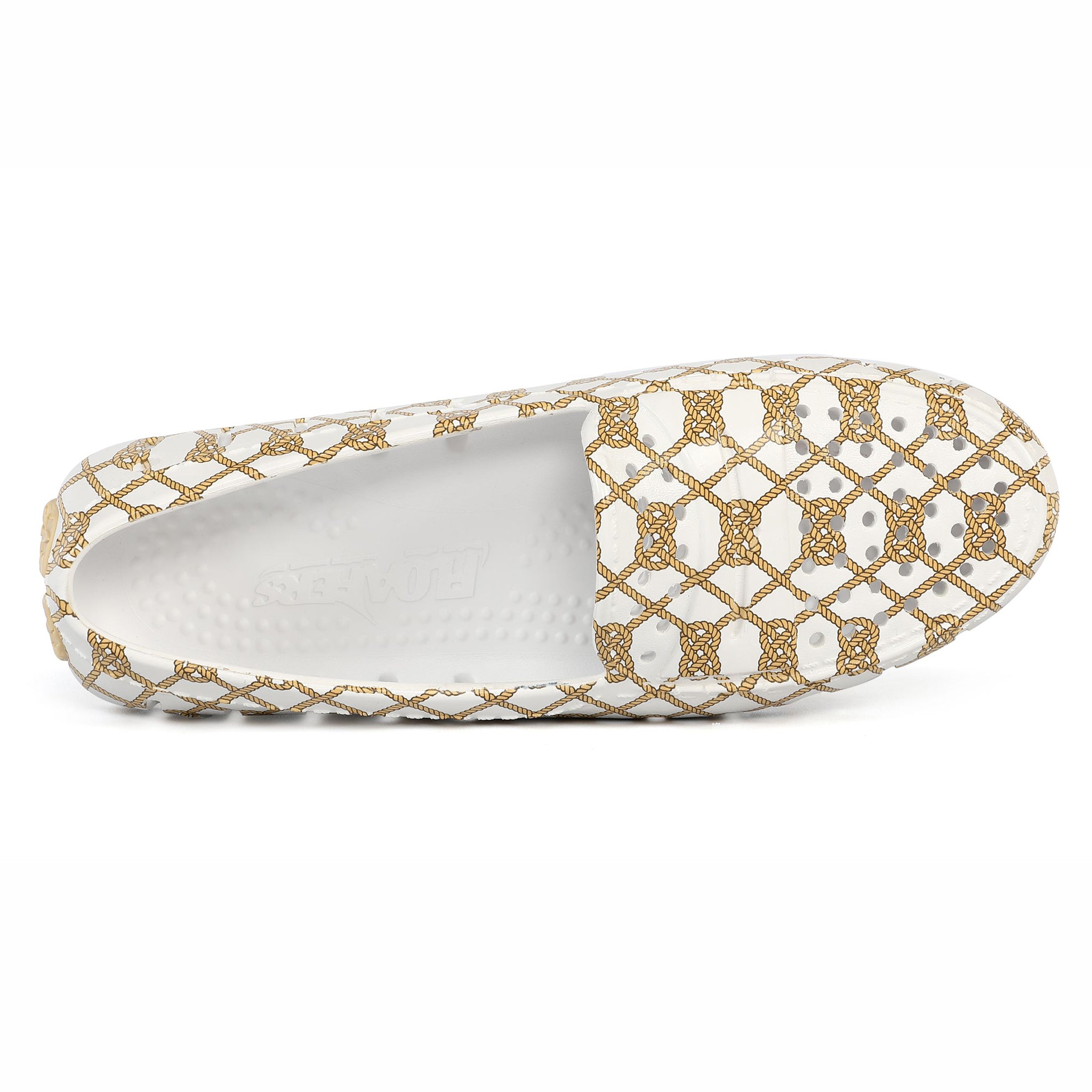 WHITE ROPE/CREAM POSH 4P - FINAL SALE