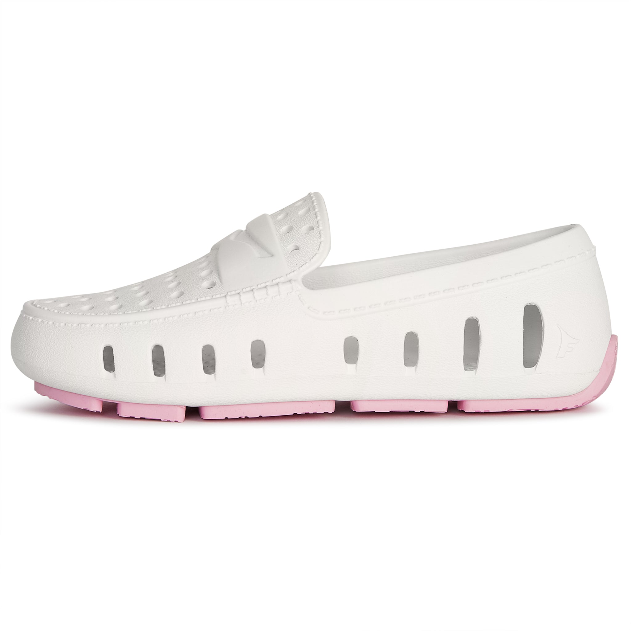 Kids Prodigy Bright White Lilac Loafers