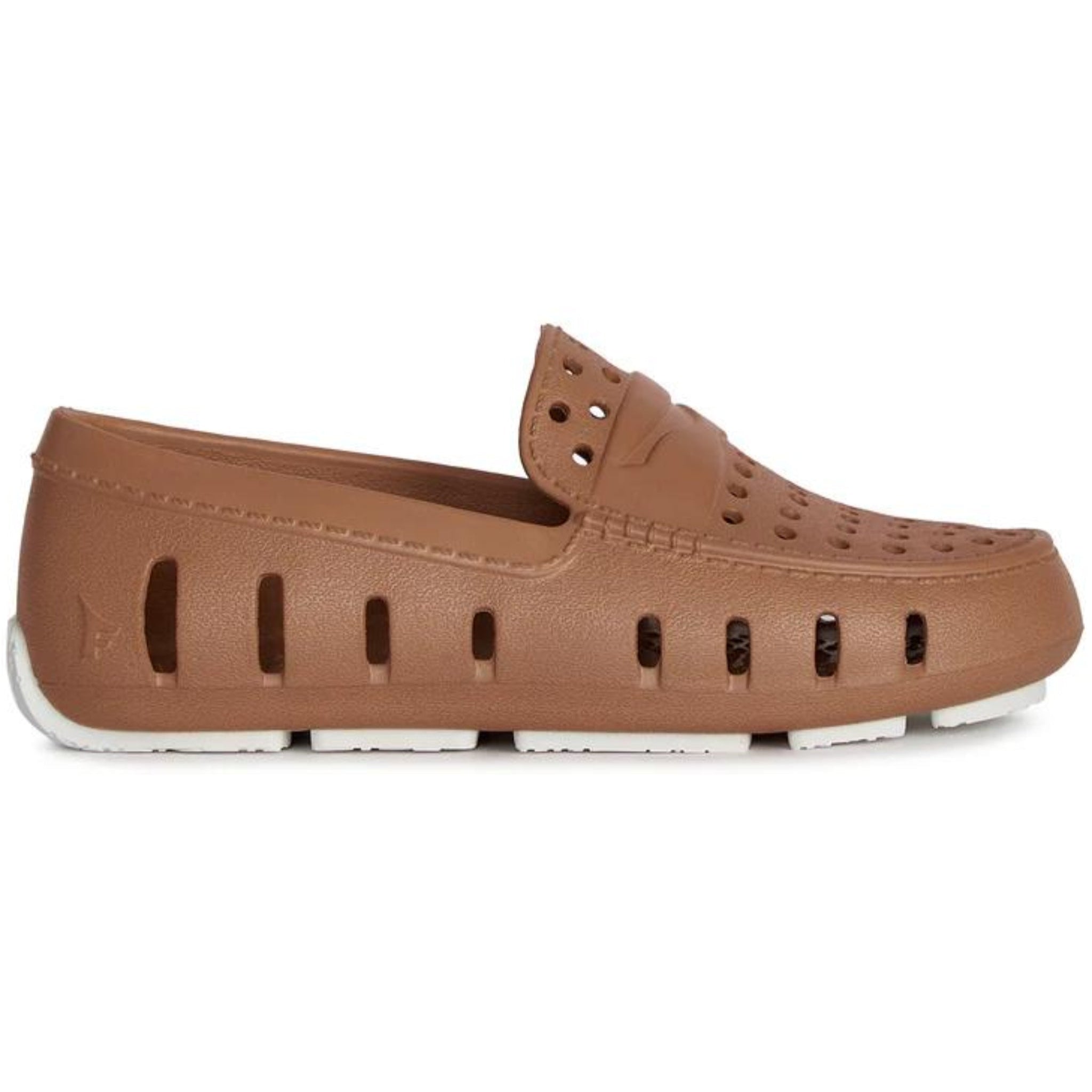 Kid's Prodigy Driver Foam Shoe | Tan/Bright White – Floafers
