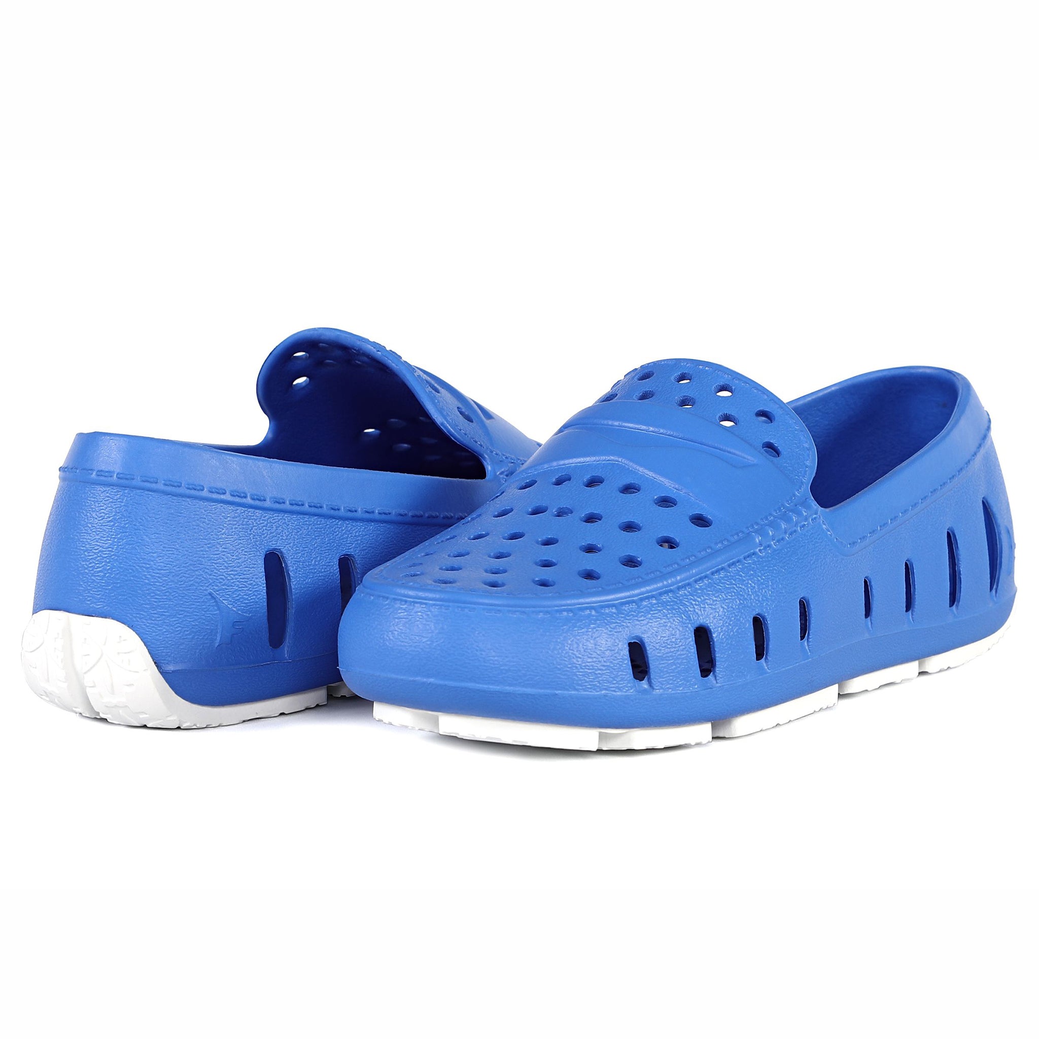Kids Prodigy Bright Blue Bright White Loafers