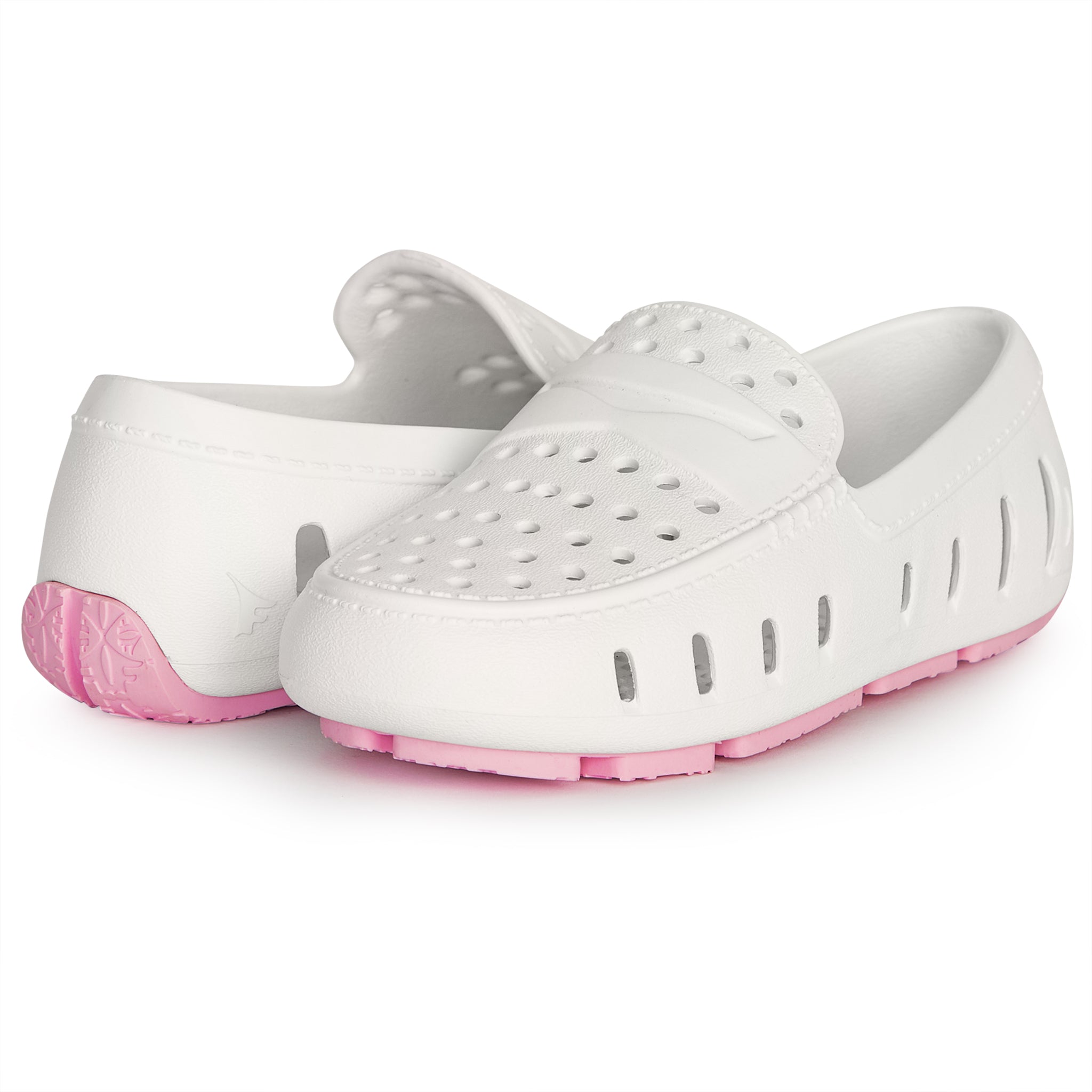 Kids Prodigy Bright White Lilac Loafers