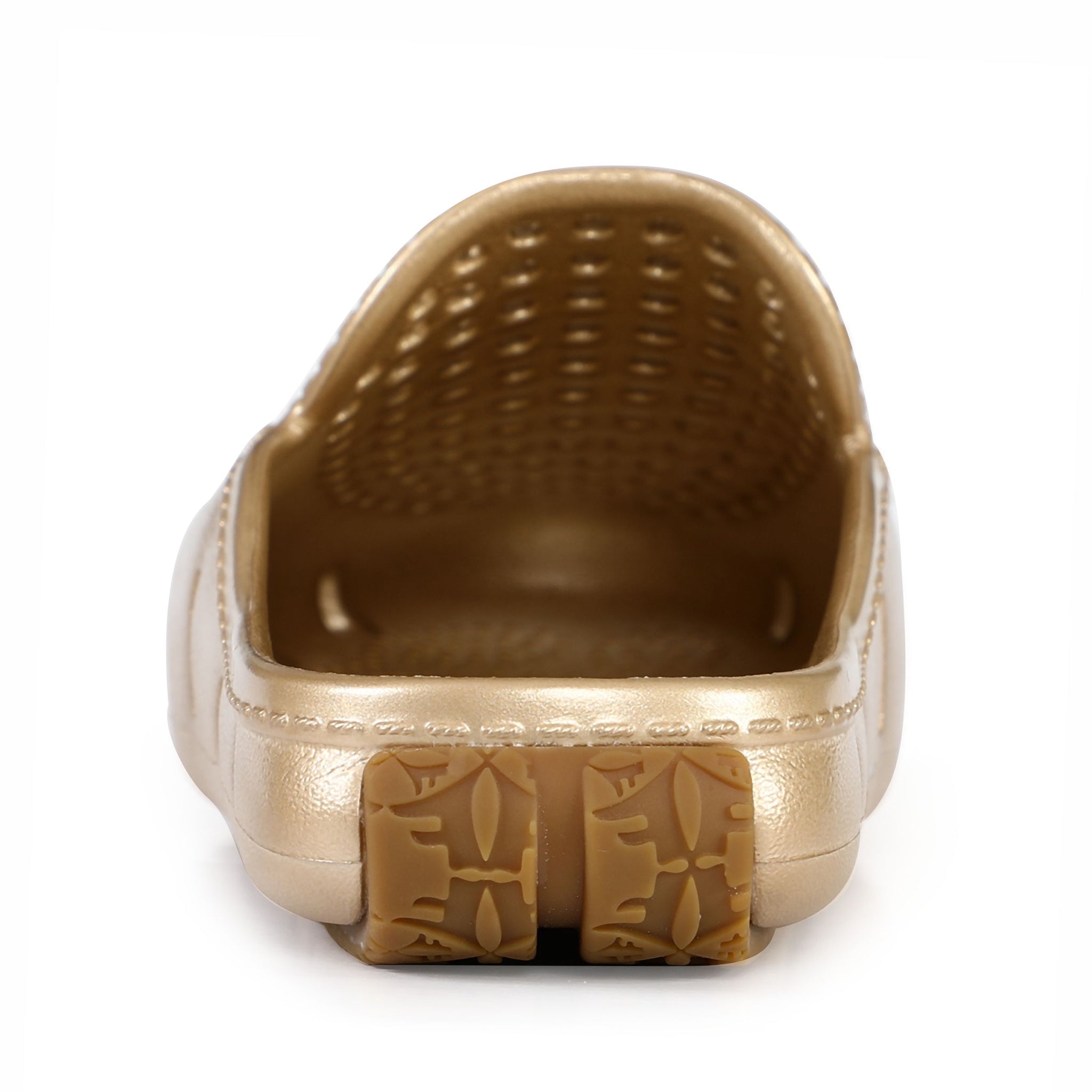 GOLD METALLIC/GUM WOMENS SUNSET SLIDE