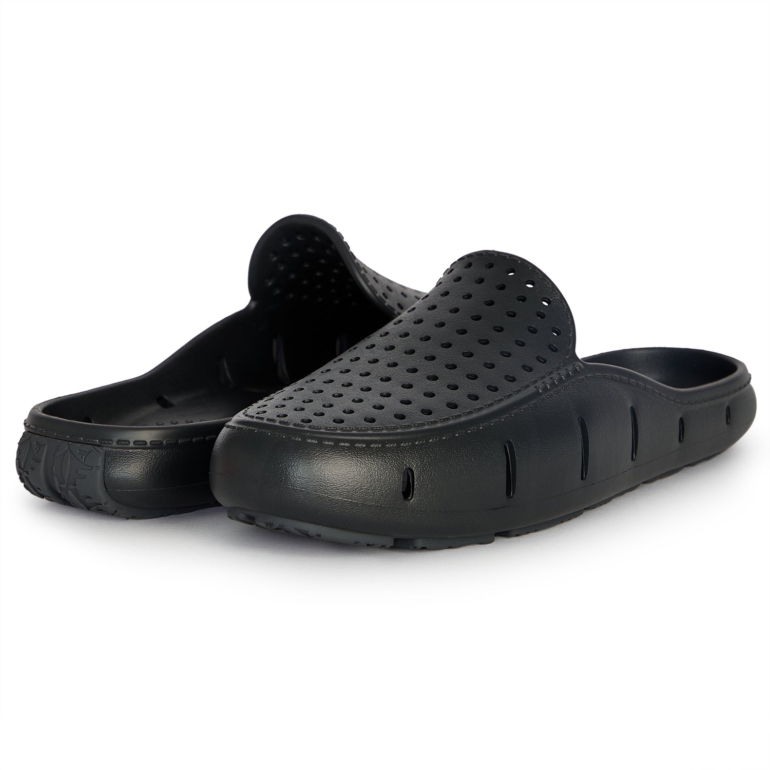 MENS BLACK/ASPHALT SUNSET SLIDE