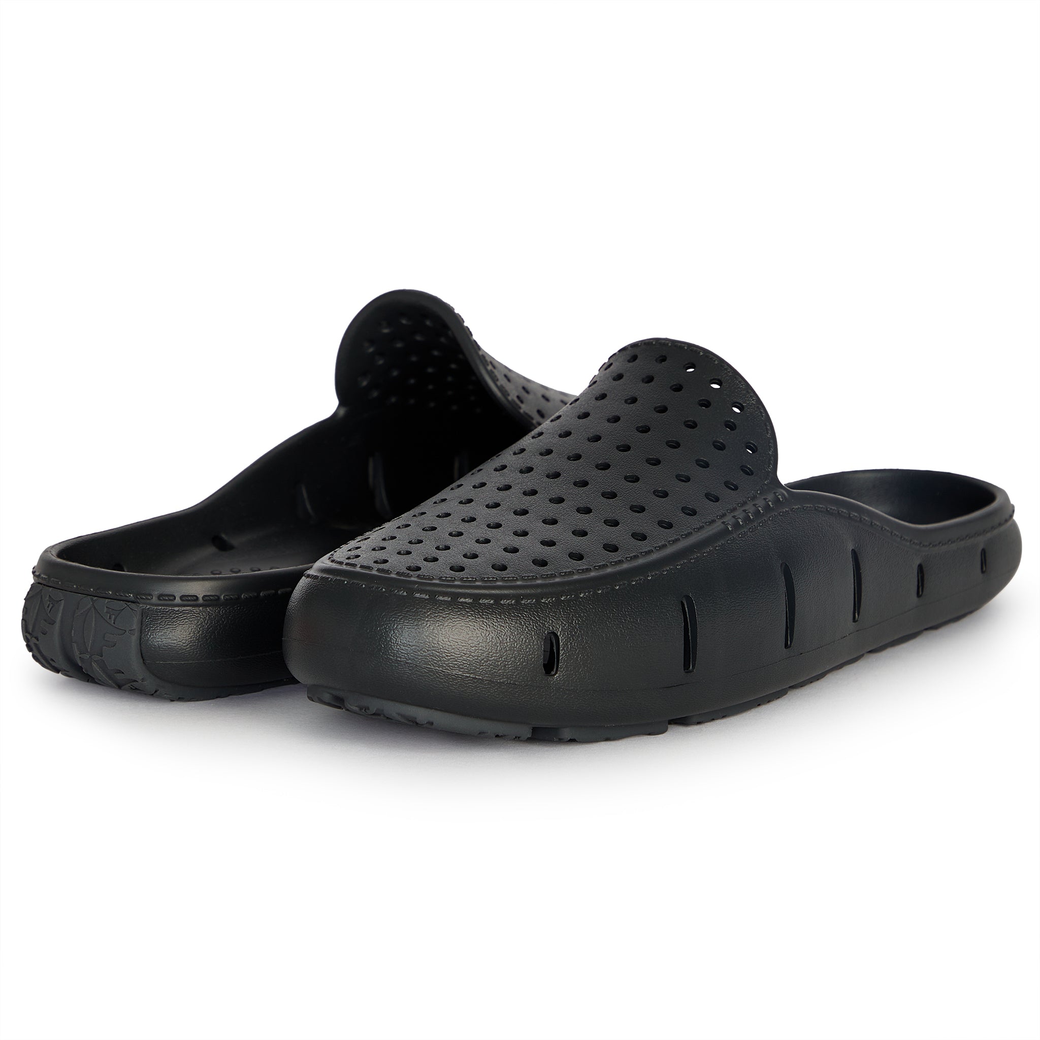 MENS BLACK/ASPHALT SUNSET SLIDE