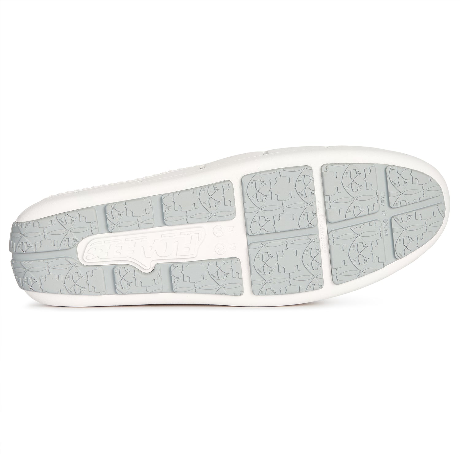MENS BRIGHT WHITE/HARBOR MIST GRAY SUNSET SLIDE