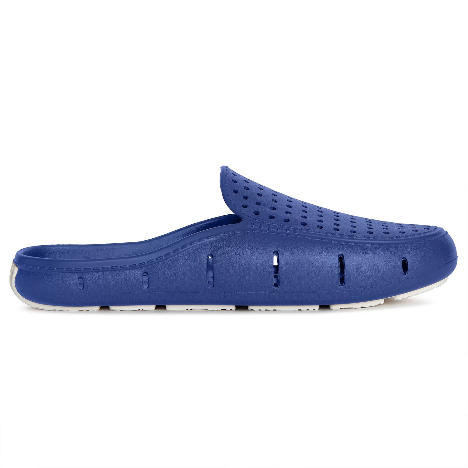 MENS NAVY PEONY/BRIGHT WHITE SUNSET SLIDE