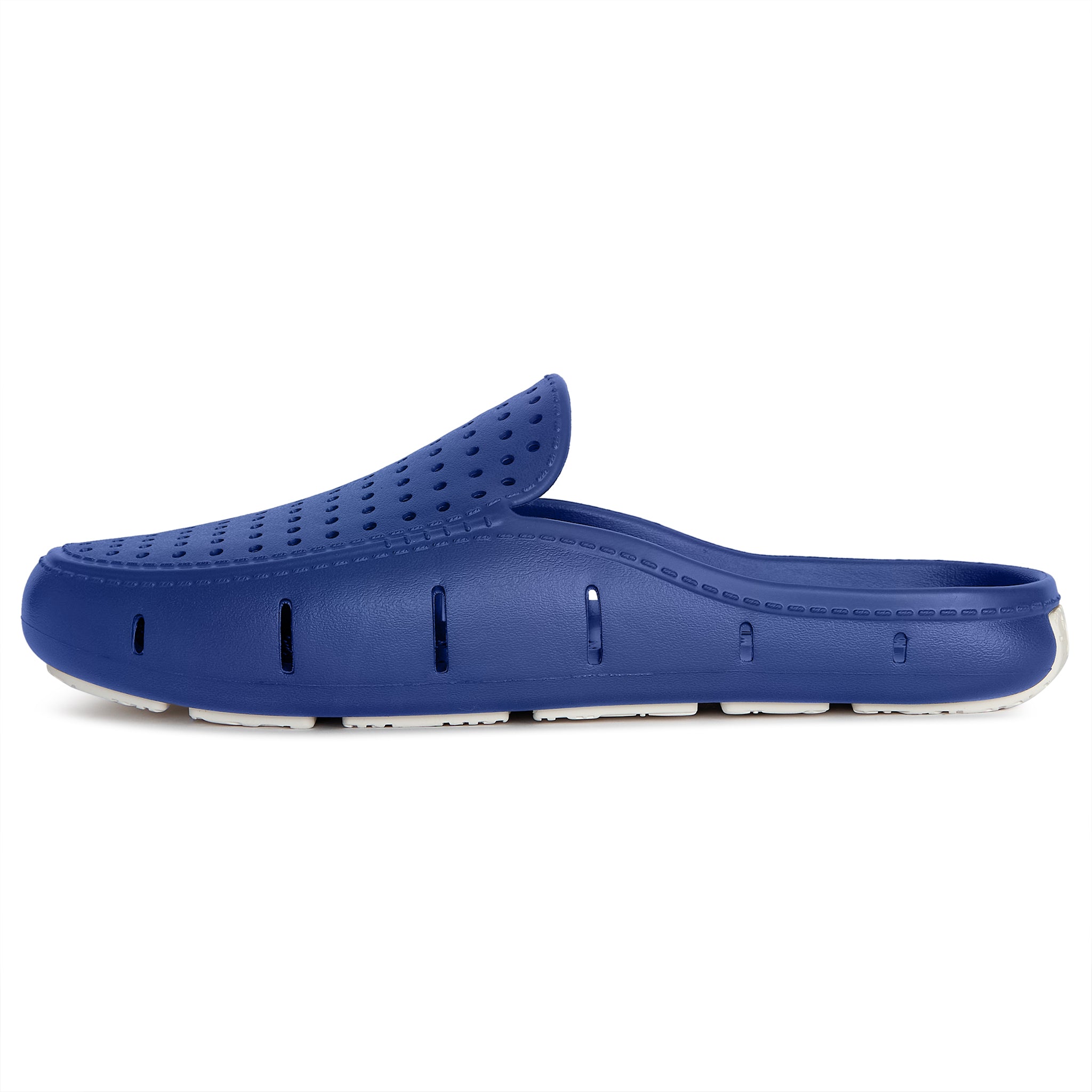 MENS NAVY PEONY/BRIGHT WHITE SUNSET SLIDE