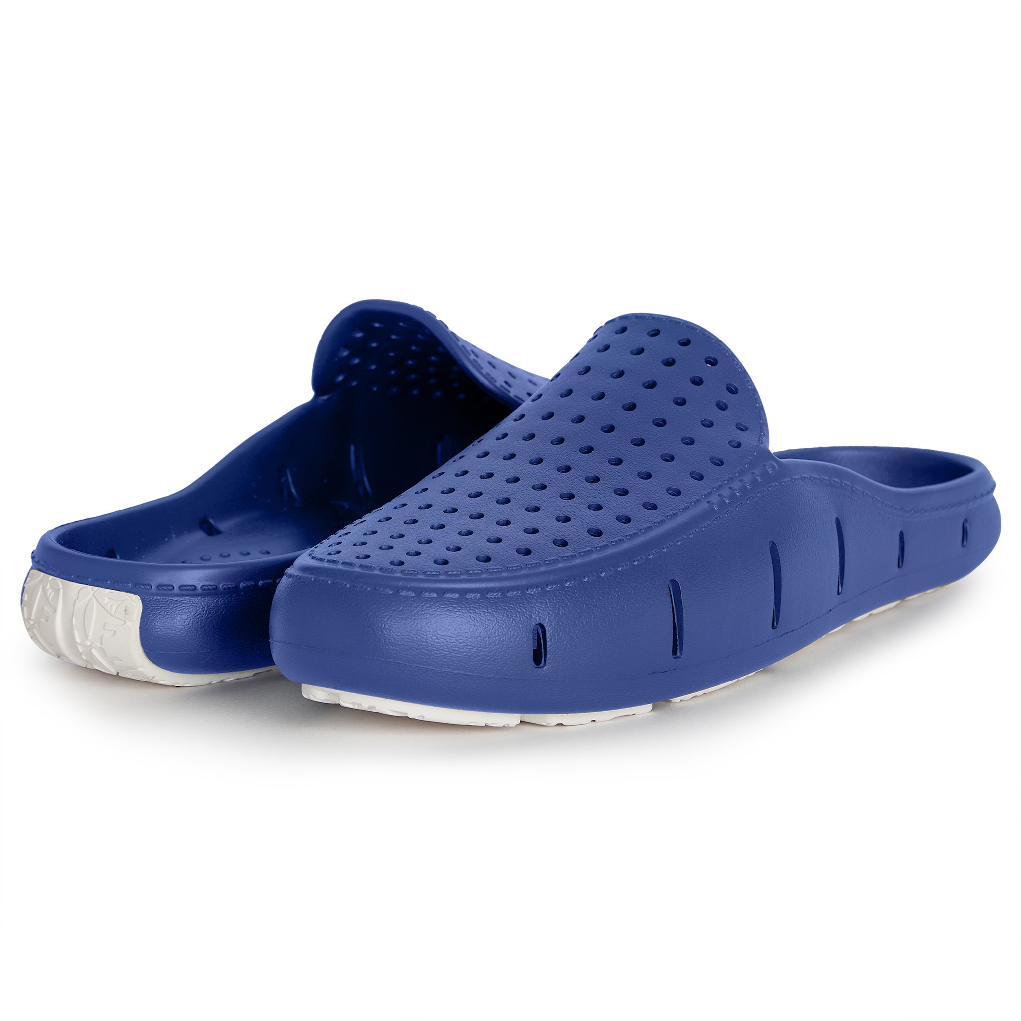 MENS NAVY PEONY/BRIGHT WHITE SUNSET SLIDE