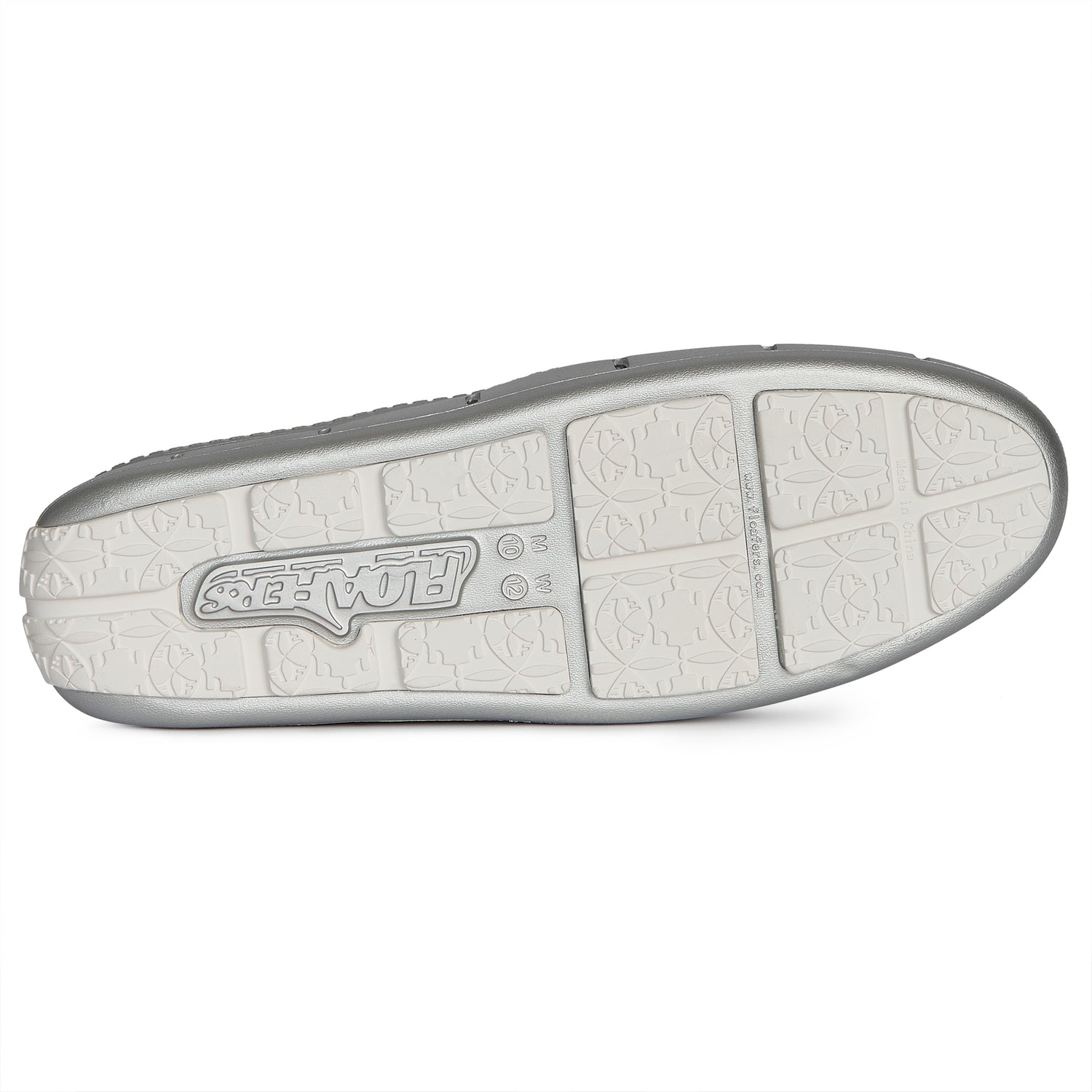 MENS SILVER METALLIC/BRIGHT WHITE SUNSET SLIDE