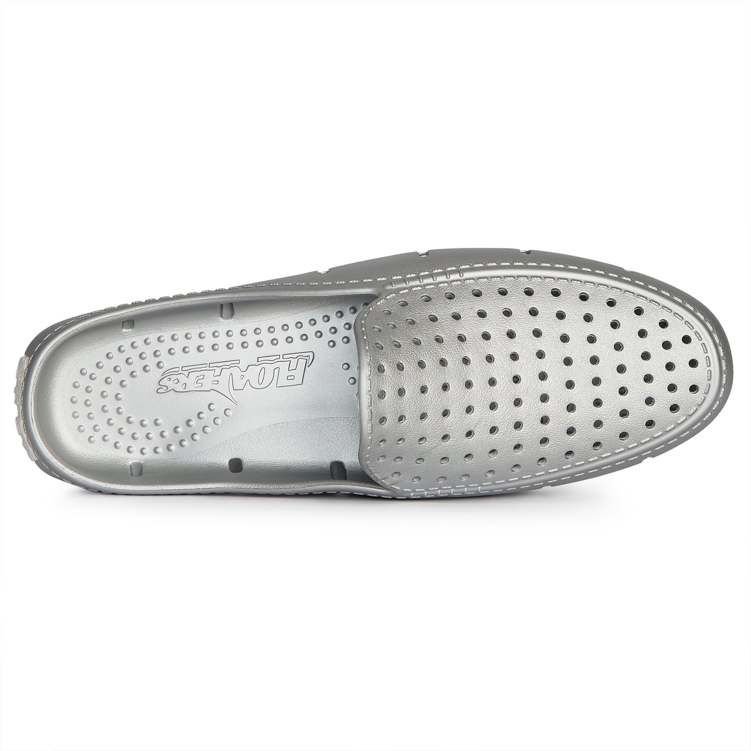 MENS SILVER METALLIC/BRIGHT WHITE SUNSET SLIDE