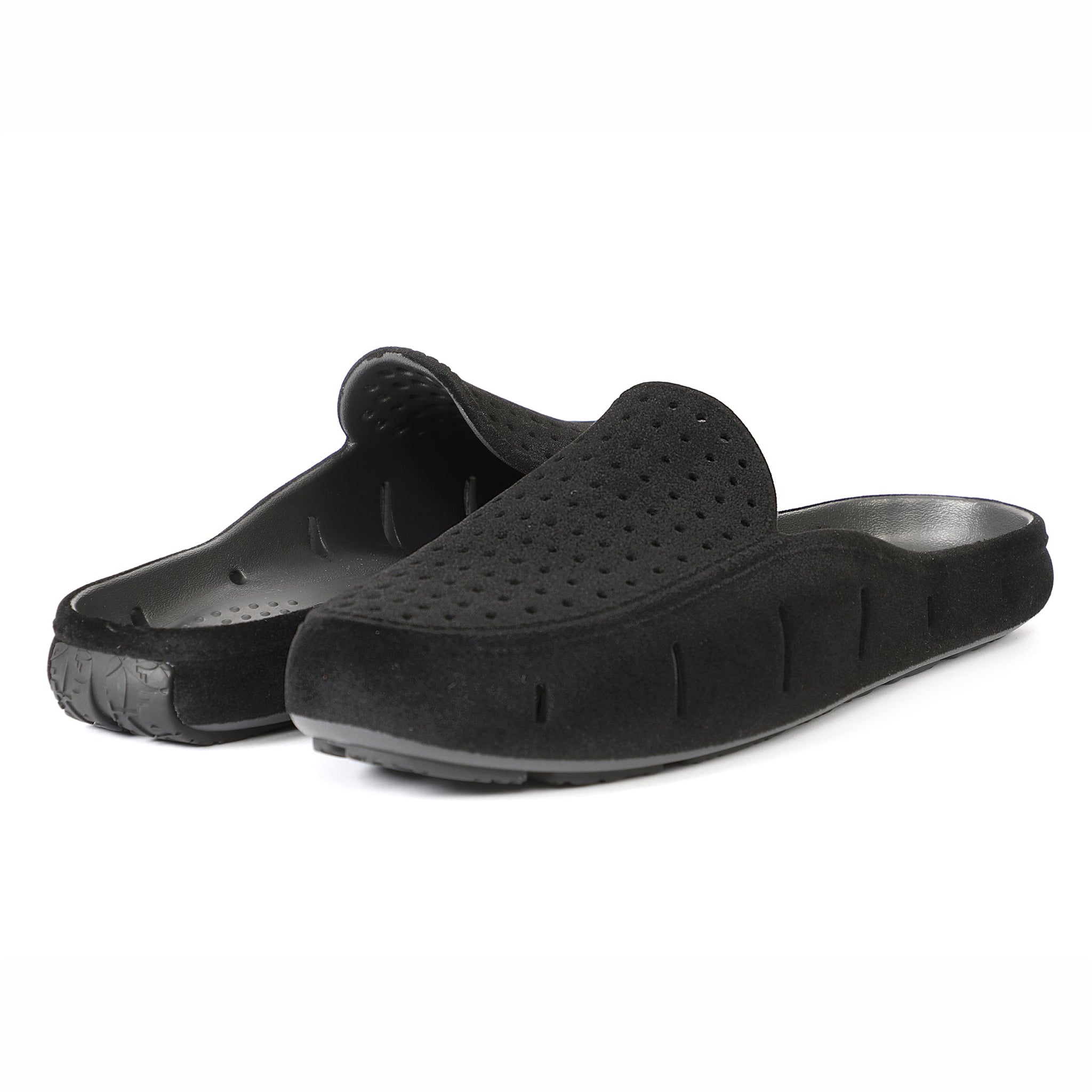 BLACK VEGAN SUEDE SUNSET SLIDE 3.0 - MENS