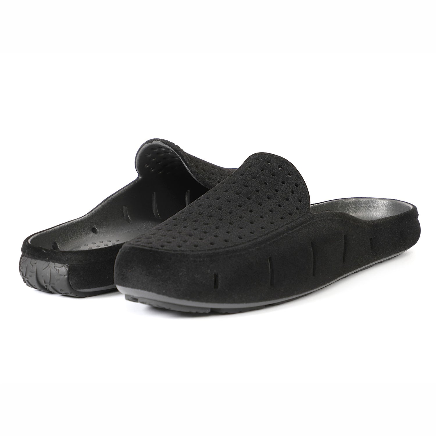 BLACK VEGAN SUEDE SUNSET SLIDE 3.0 - MENS