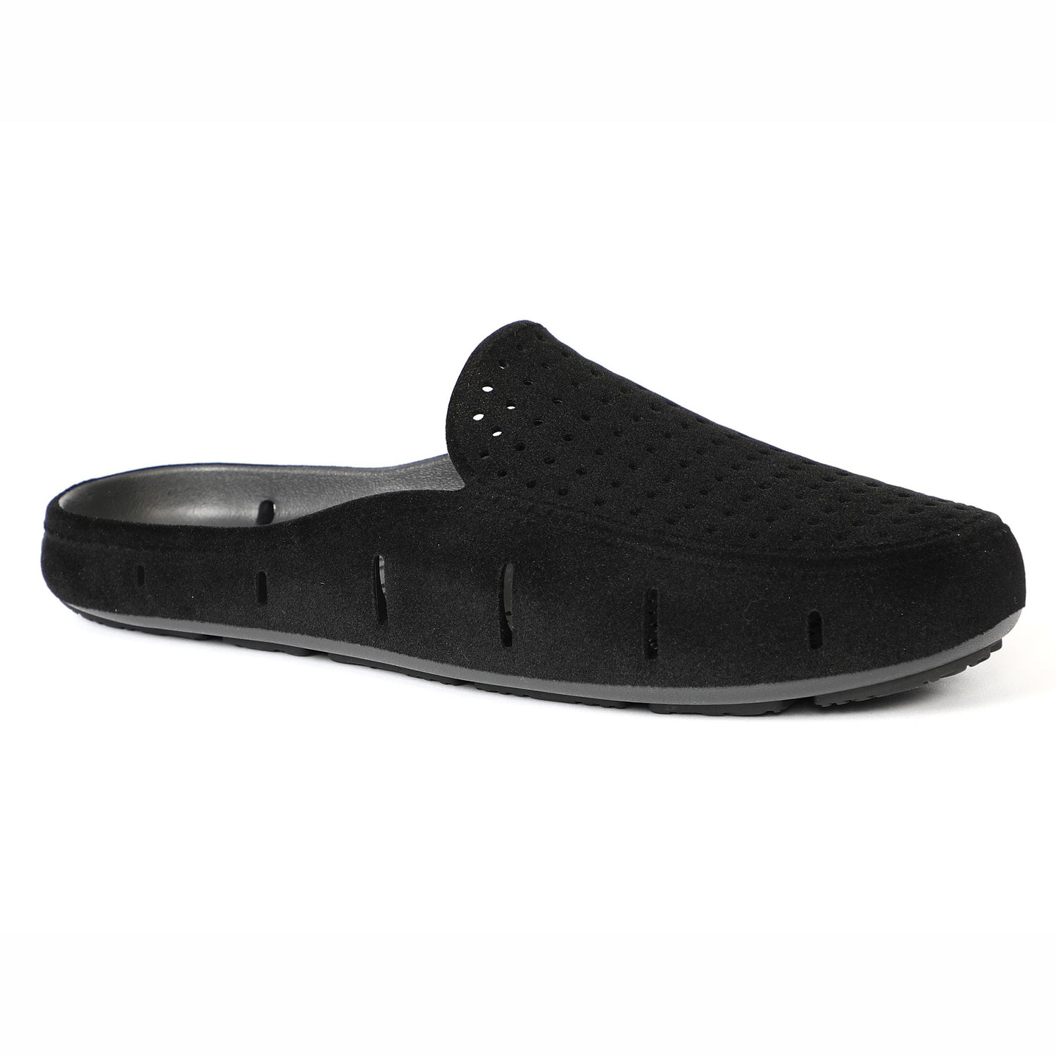 BLACK VEGAN SUEDE SUNSET SLIDE 3.0 - MENS