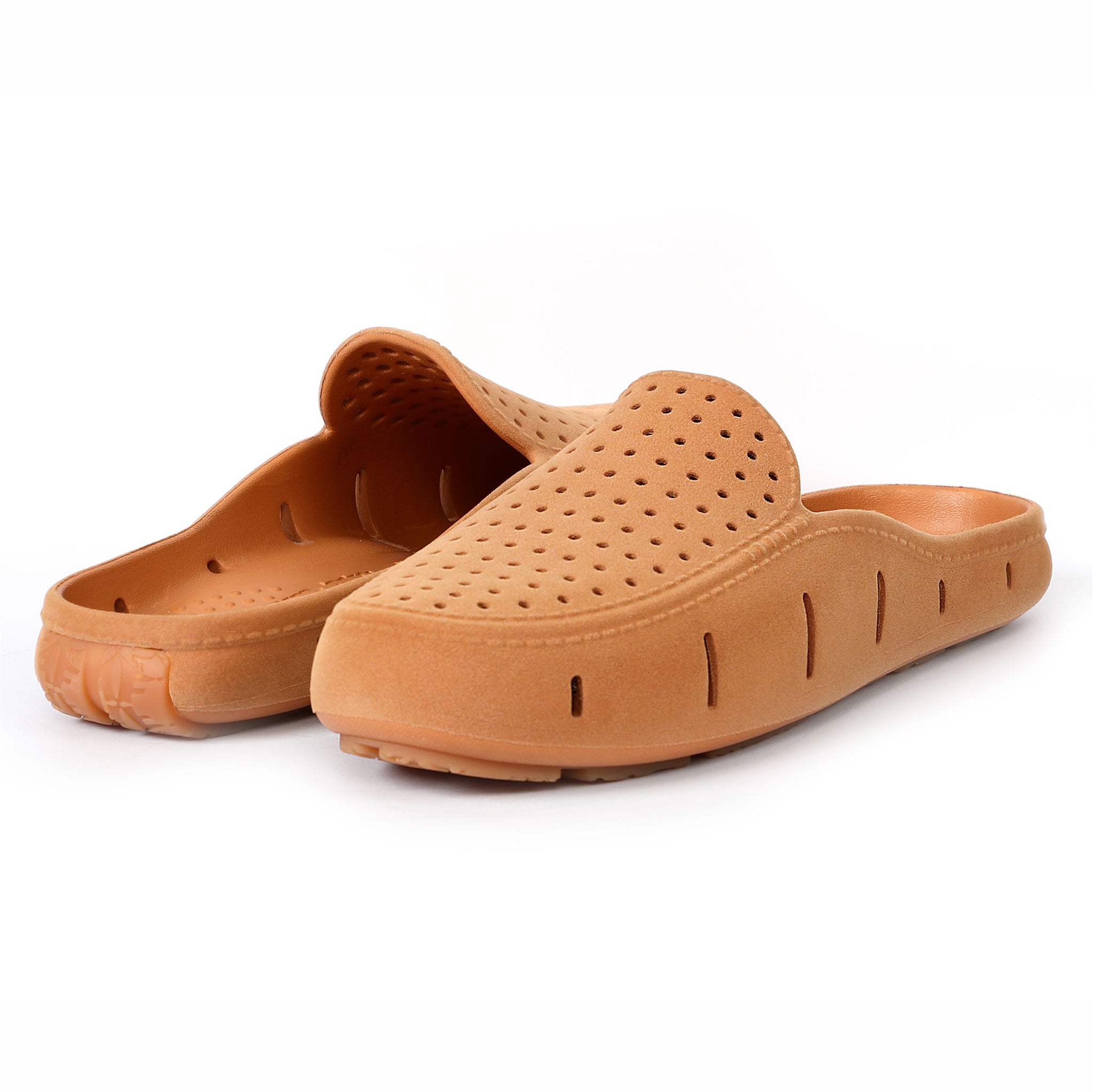 COGNAC VEGAN SUEDE SUNSET SLIDE 3.0 - MENS