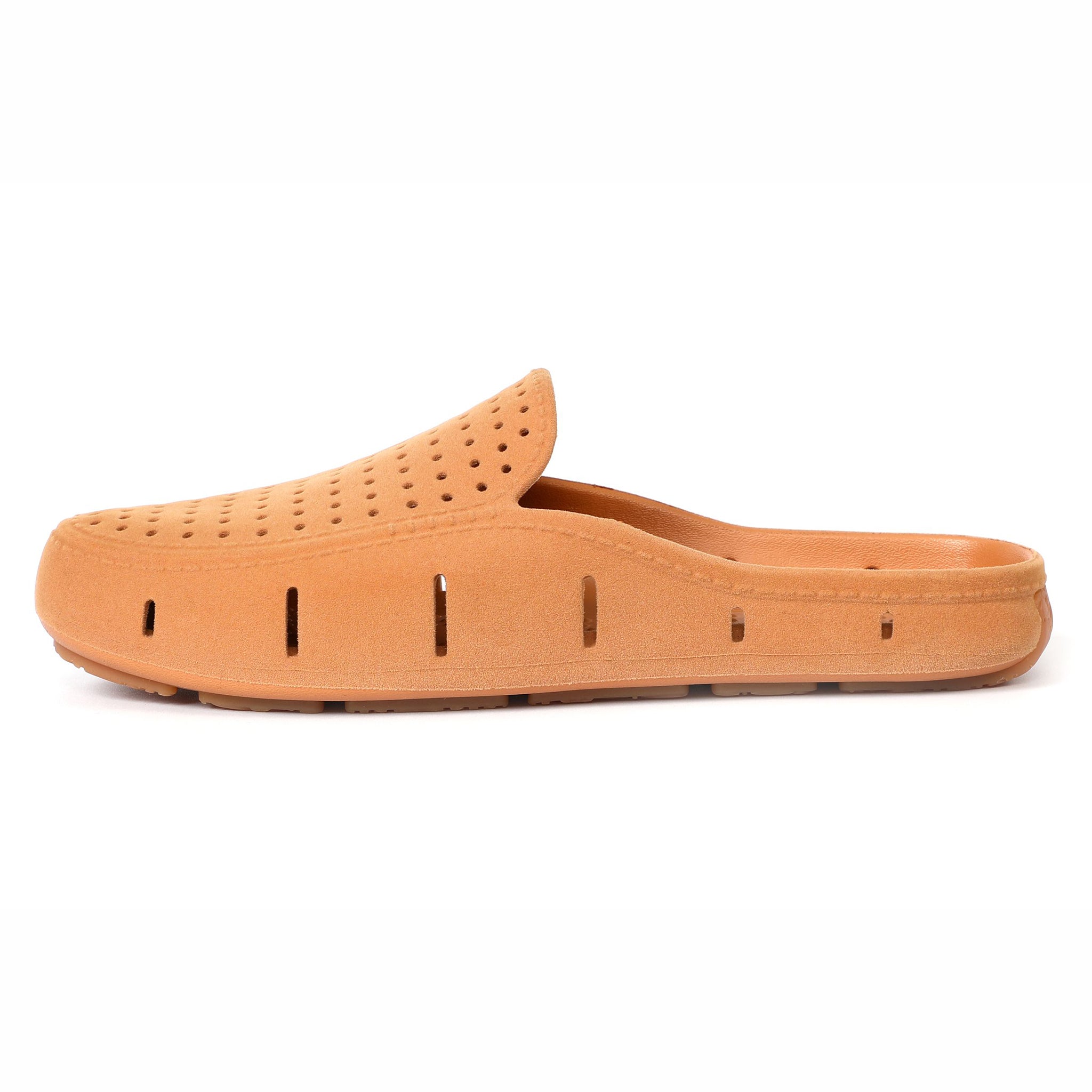 COGNAC VEGAN SUEDE SUNSET SLIDE 3.0 - MENS