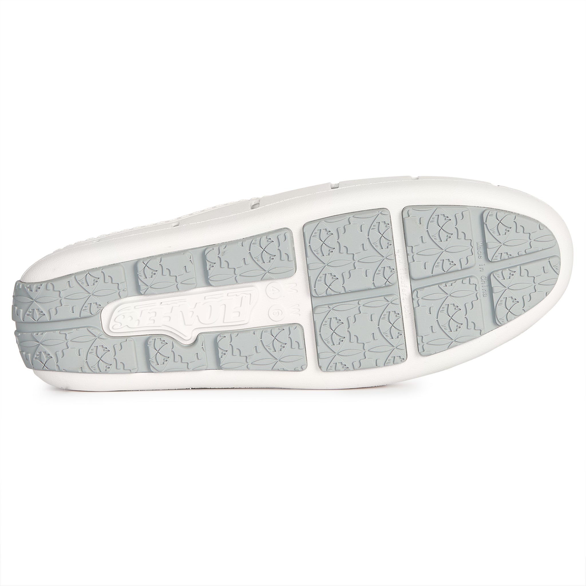 BRIGHT WHITE/HARBOR MIST GRAY SUNSET SLIDE - WOMENS
