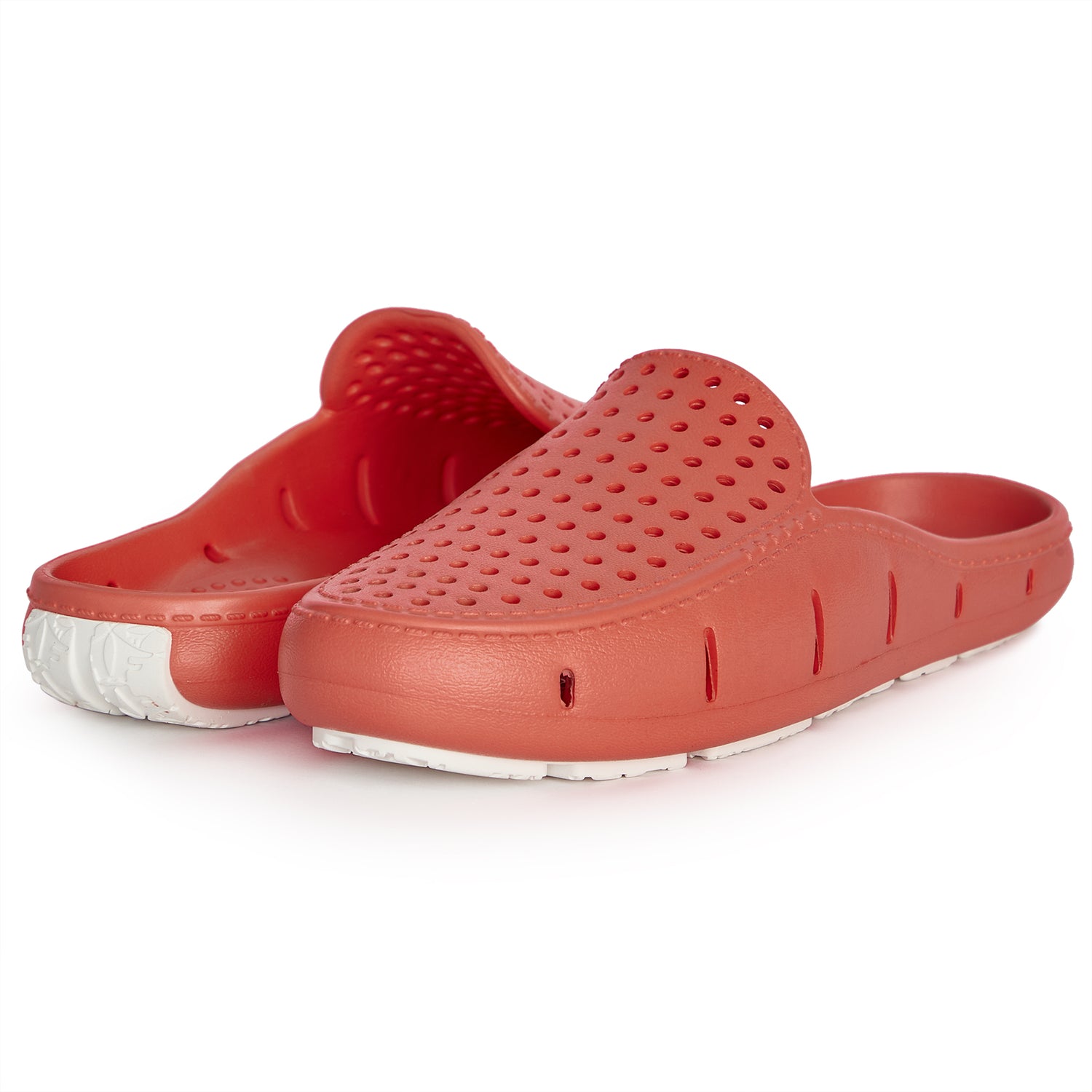 CORAL/BRIGHT WHITE SUNSET SLIDE - WOMENS - FINAL SALE