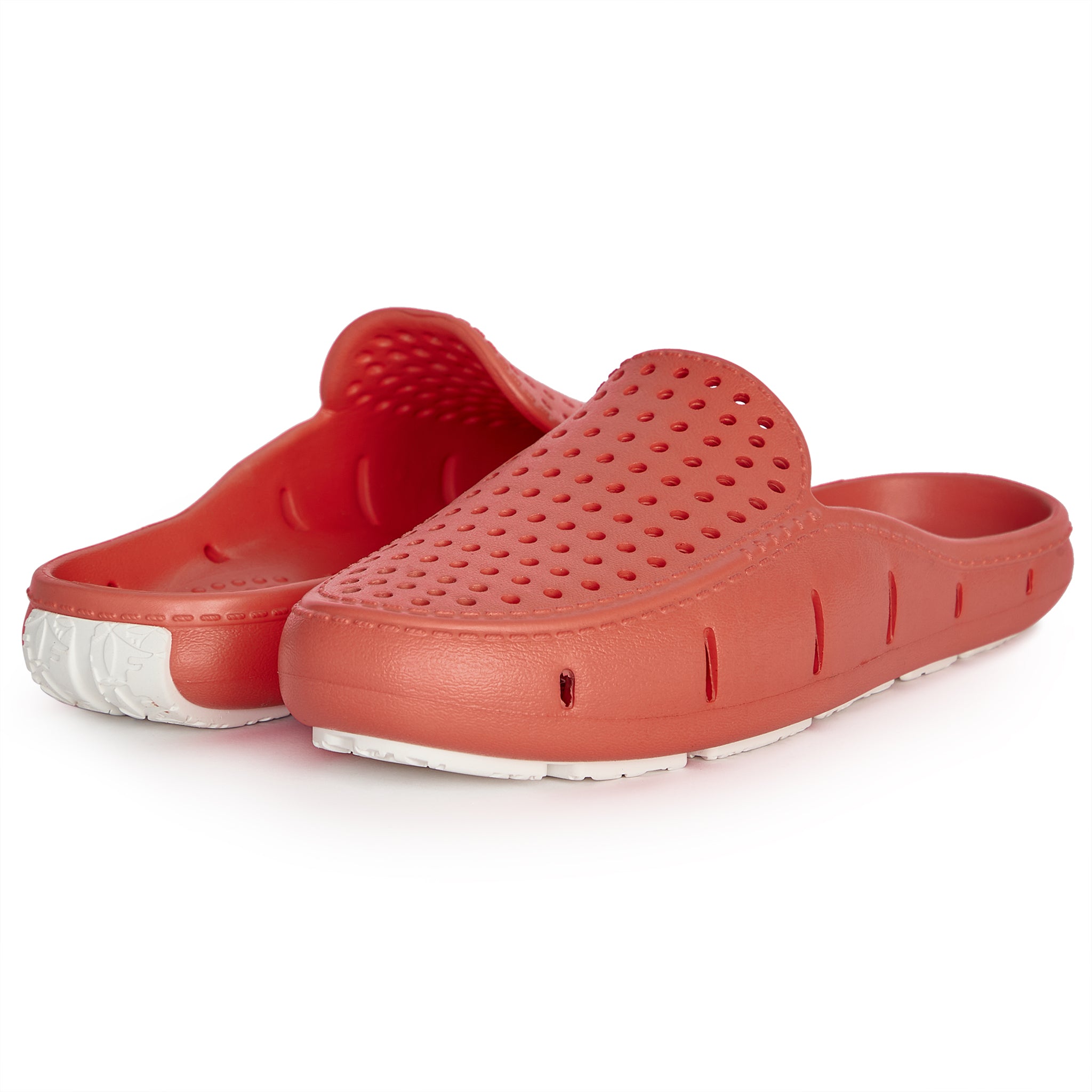 CORAL/BRIGHT WHITE SUNSET SLIDE - WOMENS - FINAL SALE