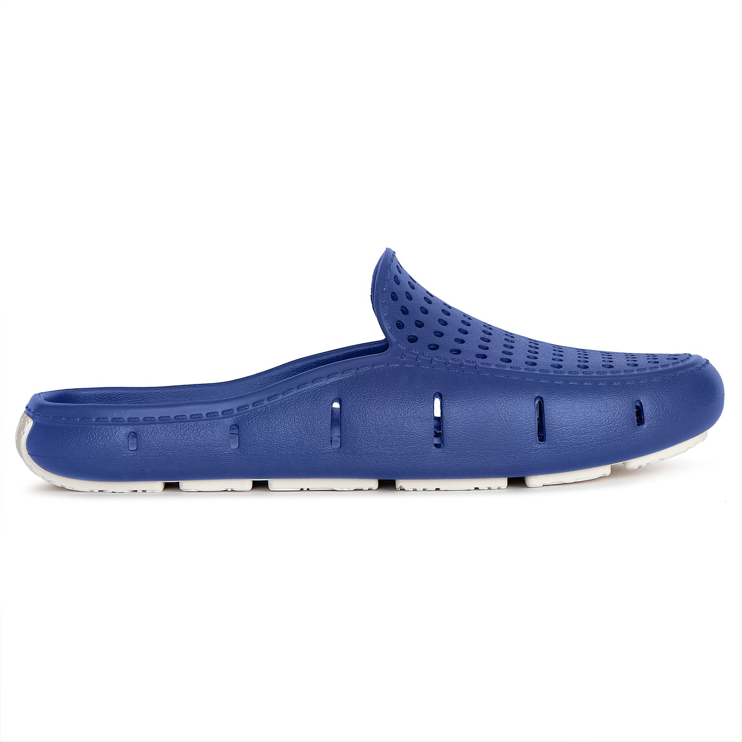 NAVY PEONY/BRIGHT WHITE SUNSET SLIDE - WOMENS