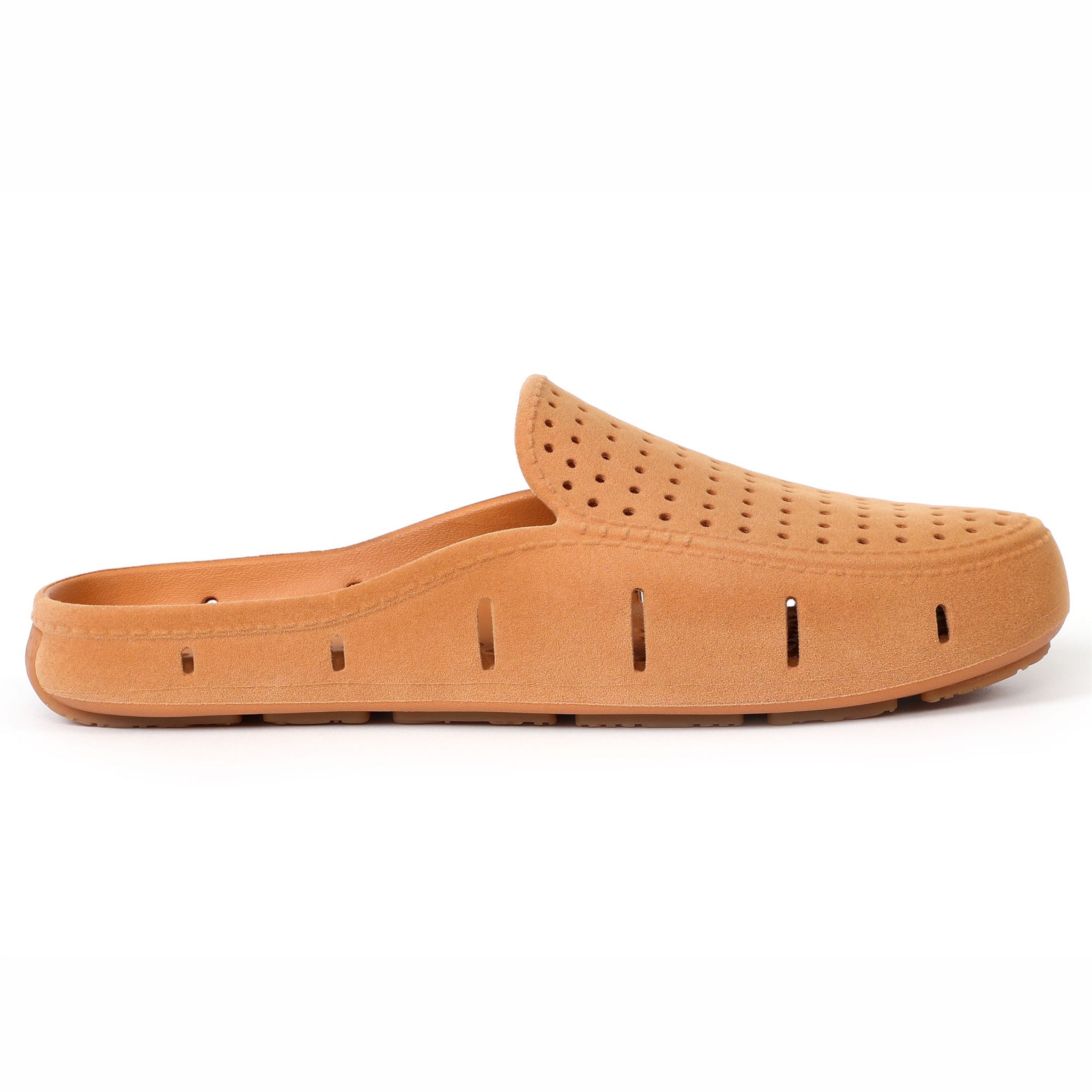 COGNAC VEGAN SUEDE SUNSET SLIDE 3.0 - MENS